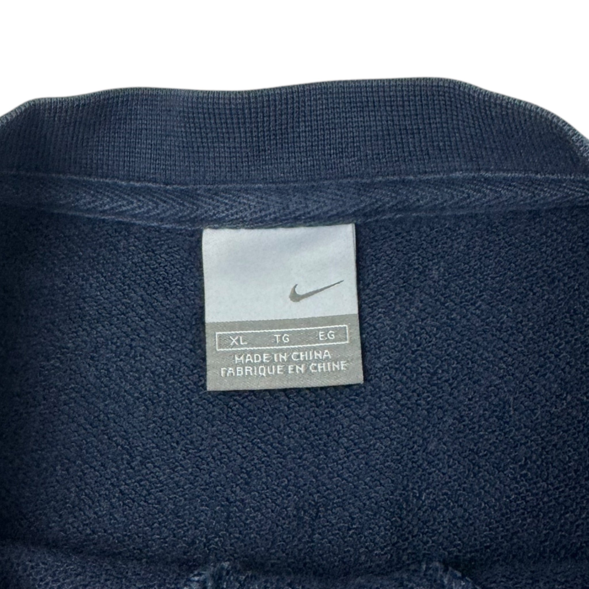 Y2K Nike Side Swoosh Crewneck Navy