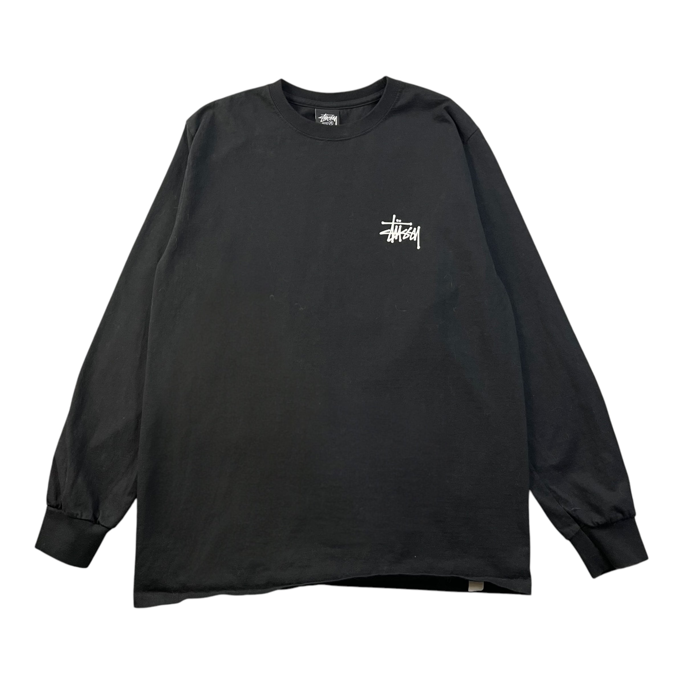 Stussy Stock Logo Tee Black