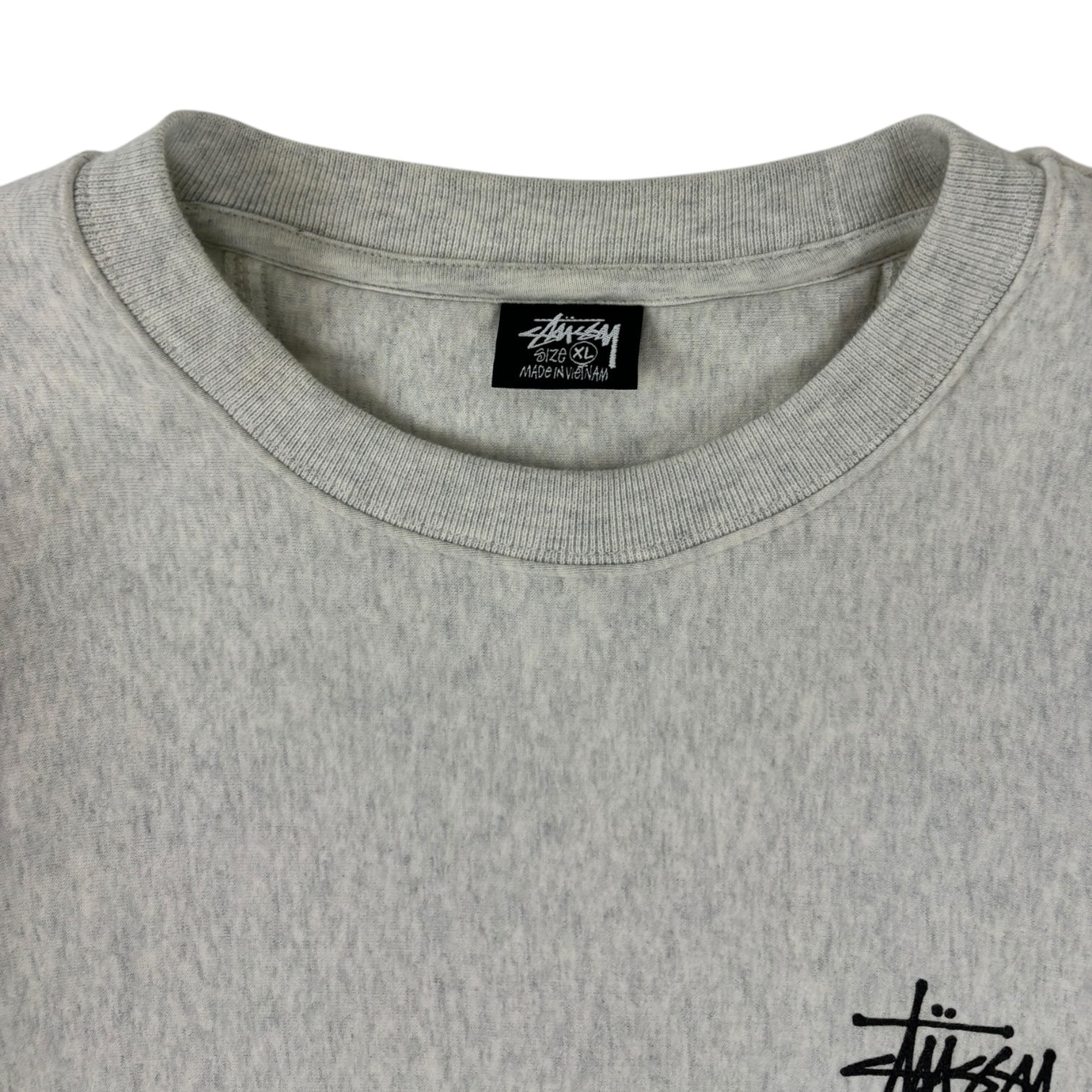 Stussy Basic Crewneck Ash Heather