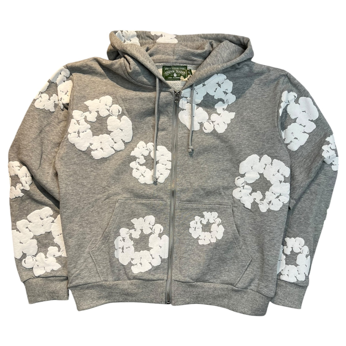 Denim Tears Cotton Wreathe Hoodie Grey