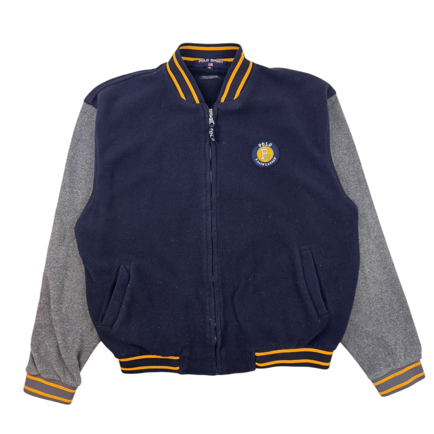 Vintage Polo Sport Fleece Varsity Jacket