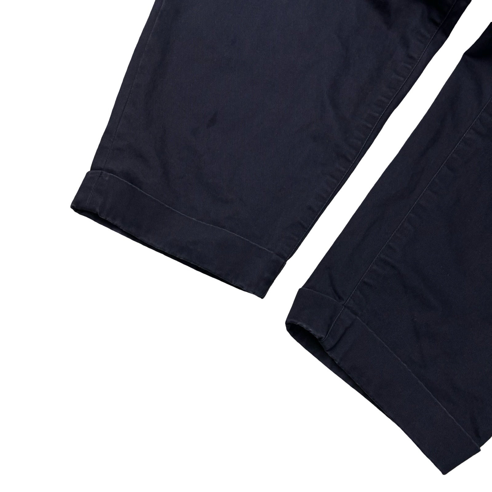 Beams 2Pleats Twill Dark Navy