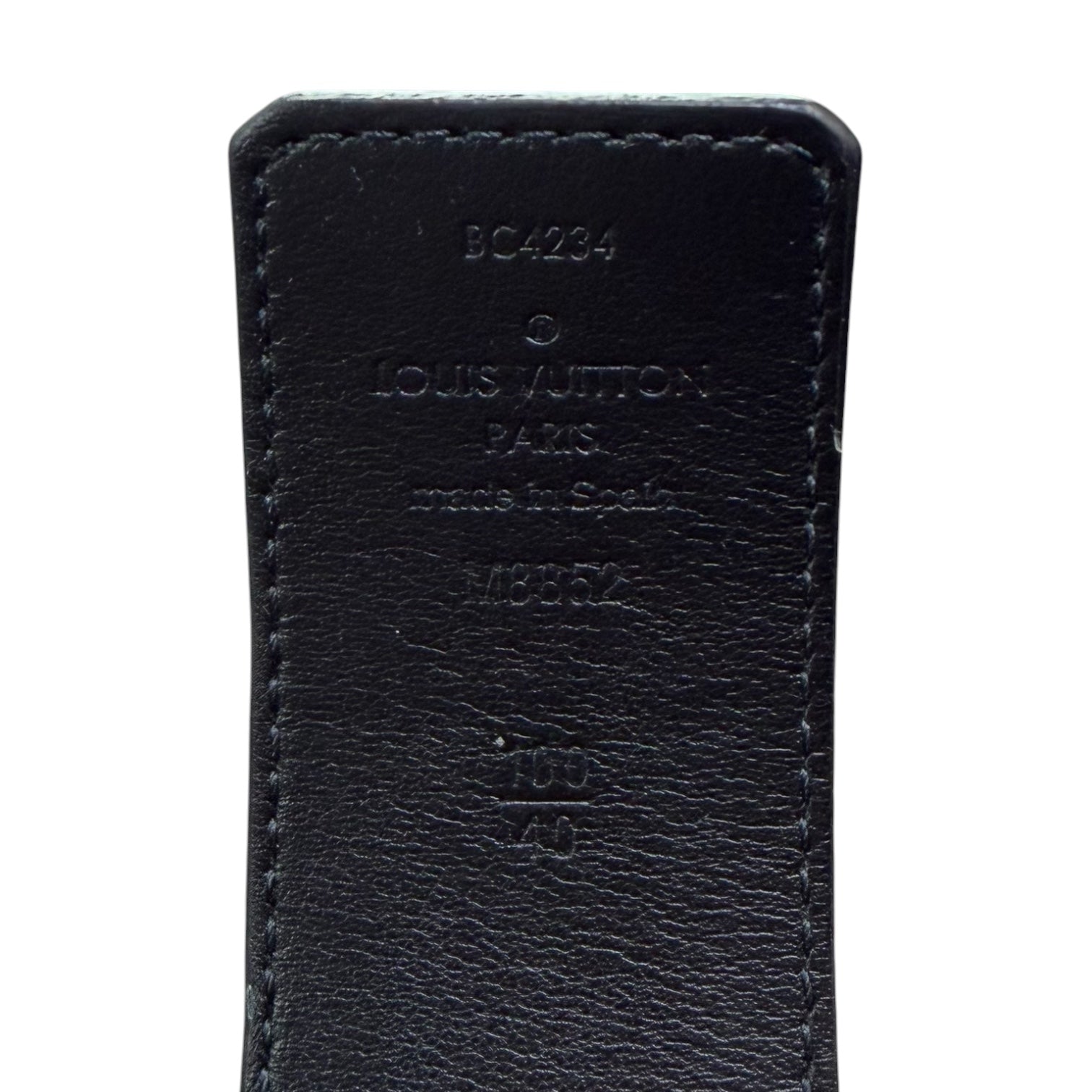Louis Vuitton Studded Monogram Belt Black