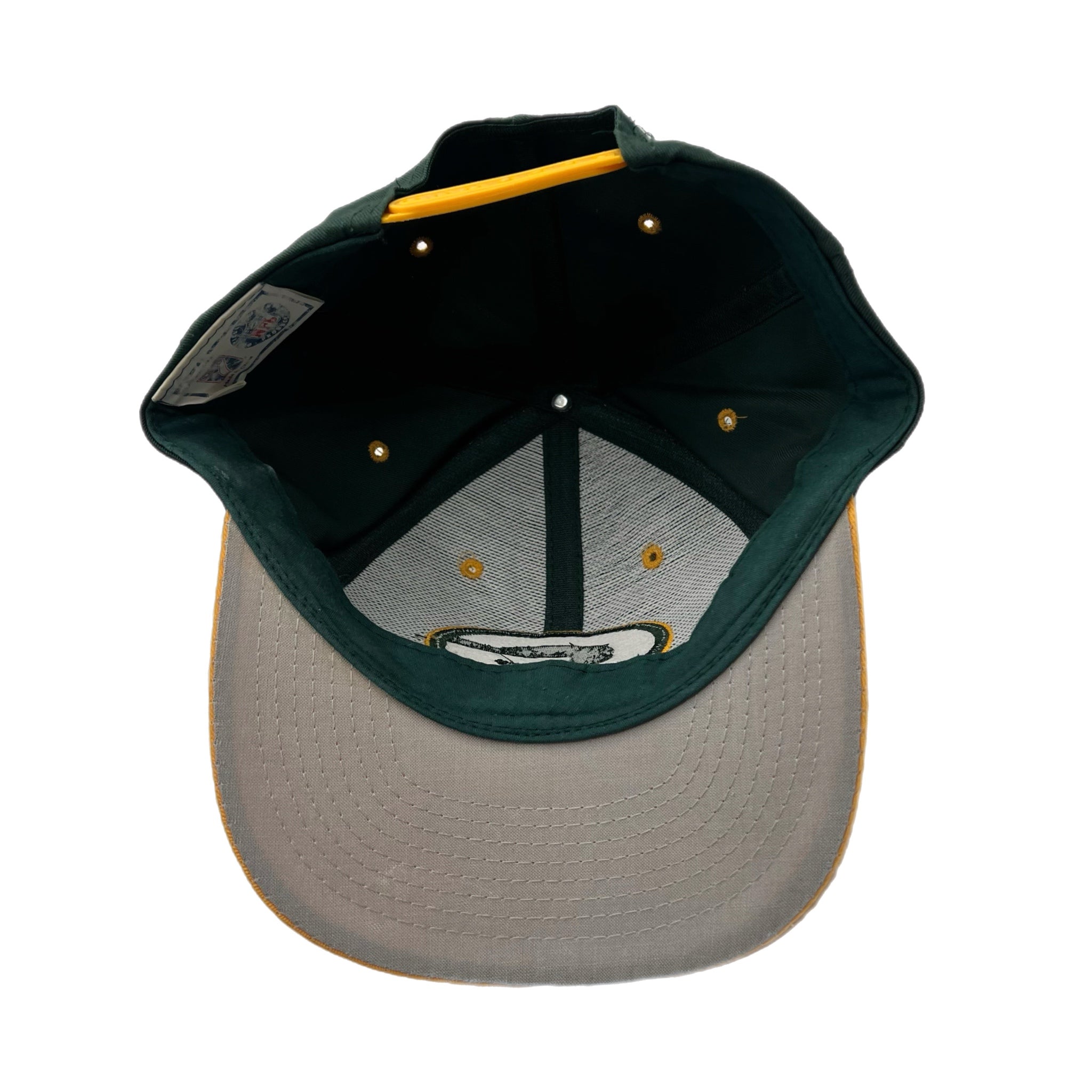 Vintage Greenbay Packers Logo 7 Hat Green/Yellow