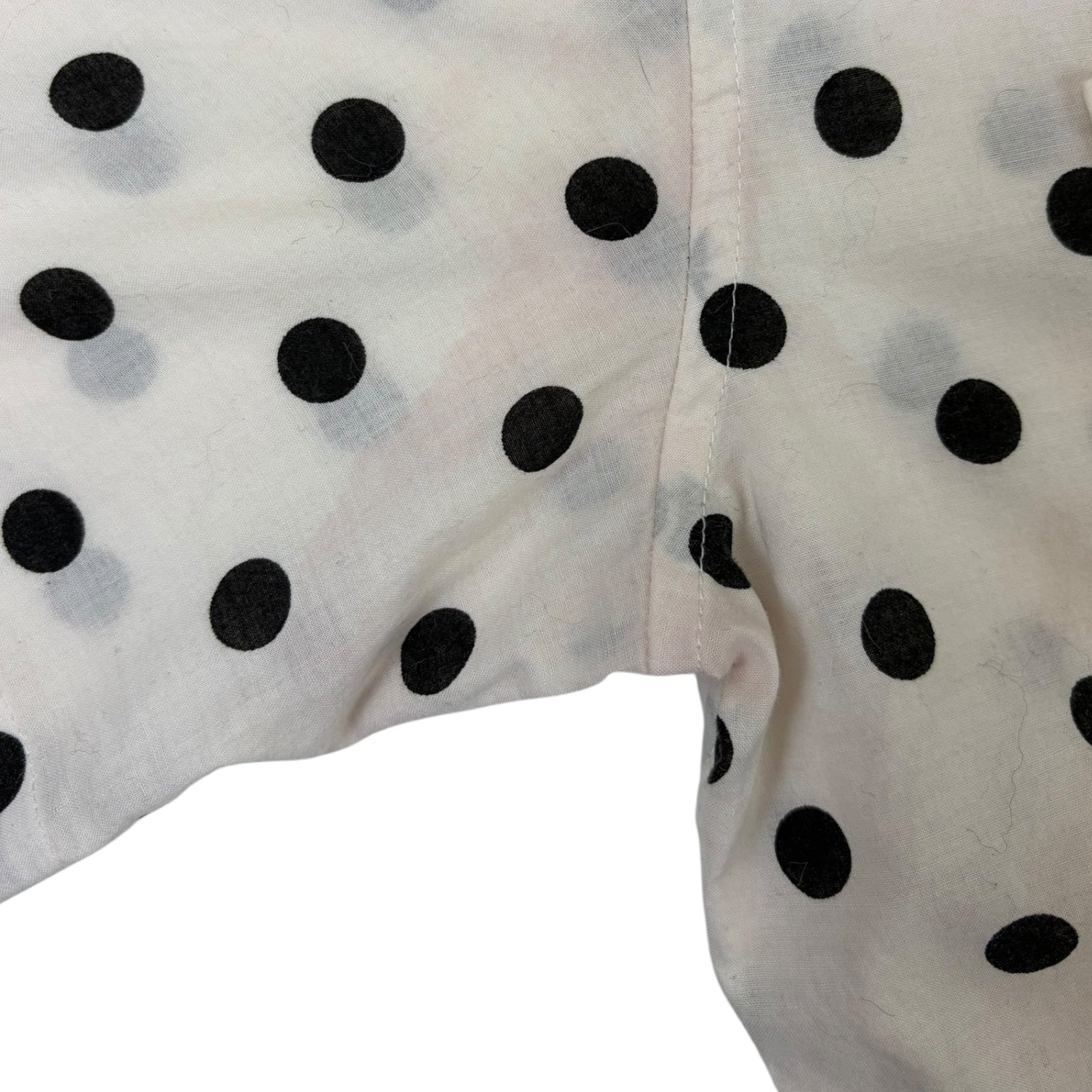 Stussy Polka Dot Button-Up T-Shirt White