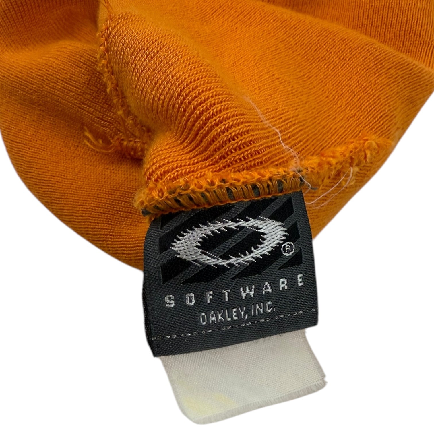 Vintage Oakley Software Skullcap Orange