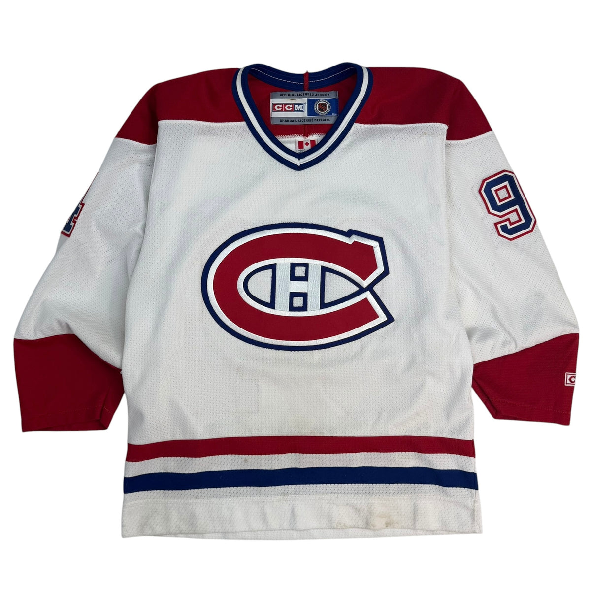 Vintage CCM Montreal Canadiens Custom Jersey White