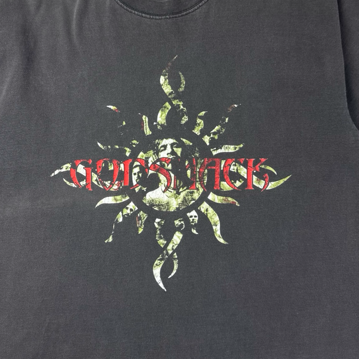 2001 Godsmack Wake The F*ck Up Nu-Metal Tour T-Shirt Faded