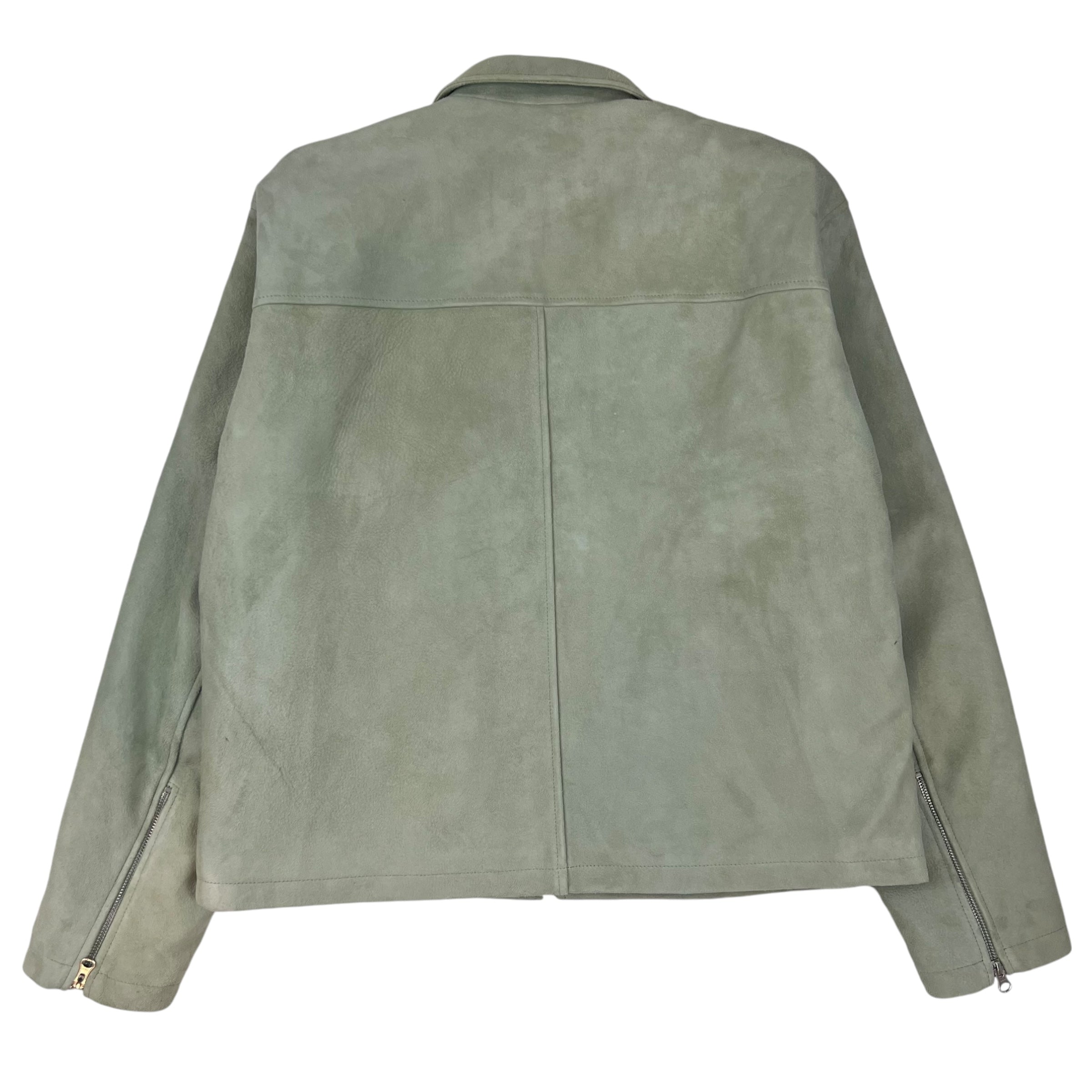 Stussy Bing Jacket Suede Green Tea