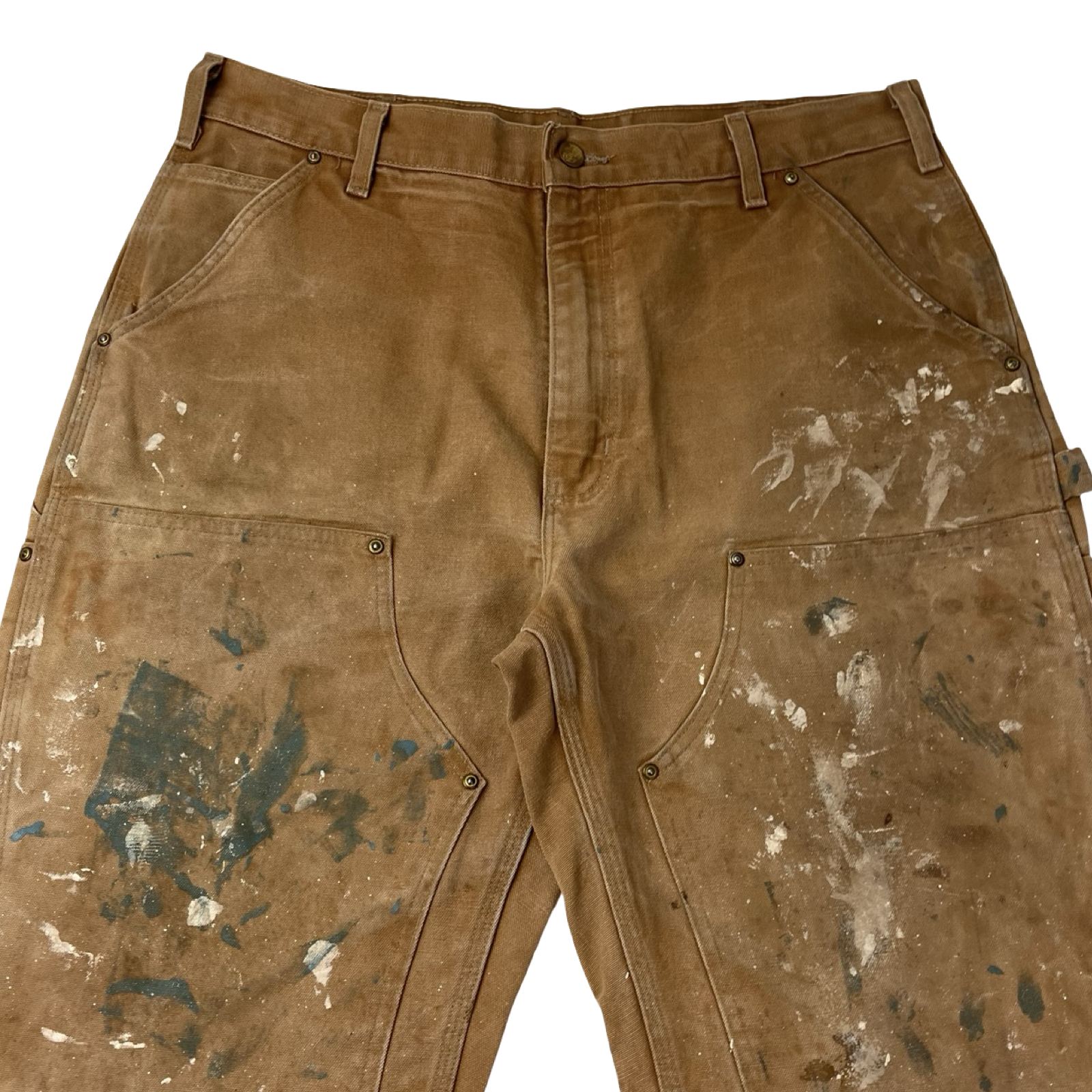 Vintage Carhartt Double Knee Carpenter Pant Golden Brown