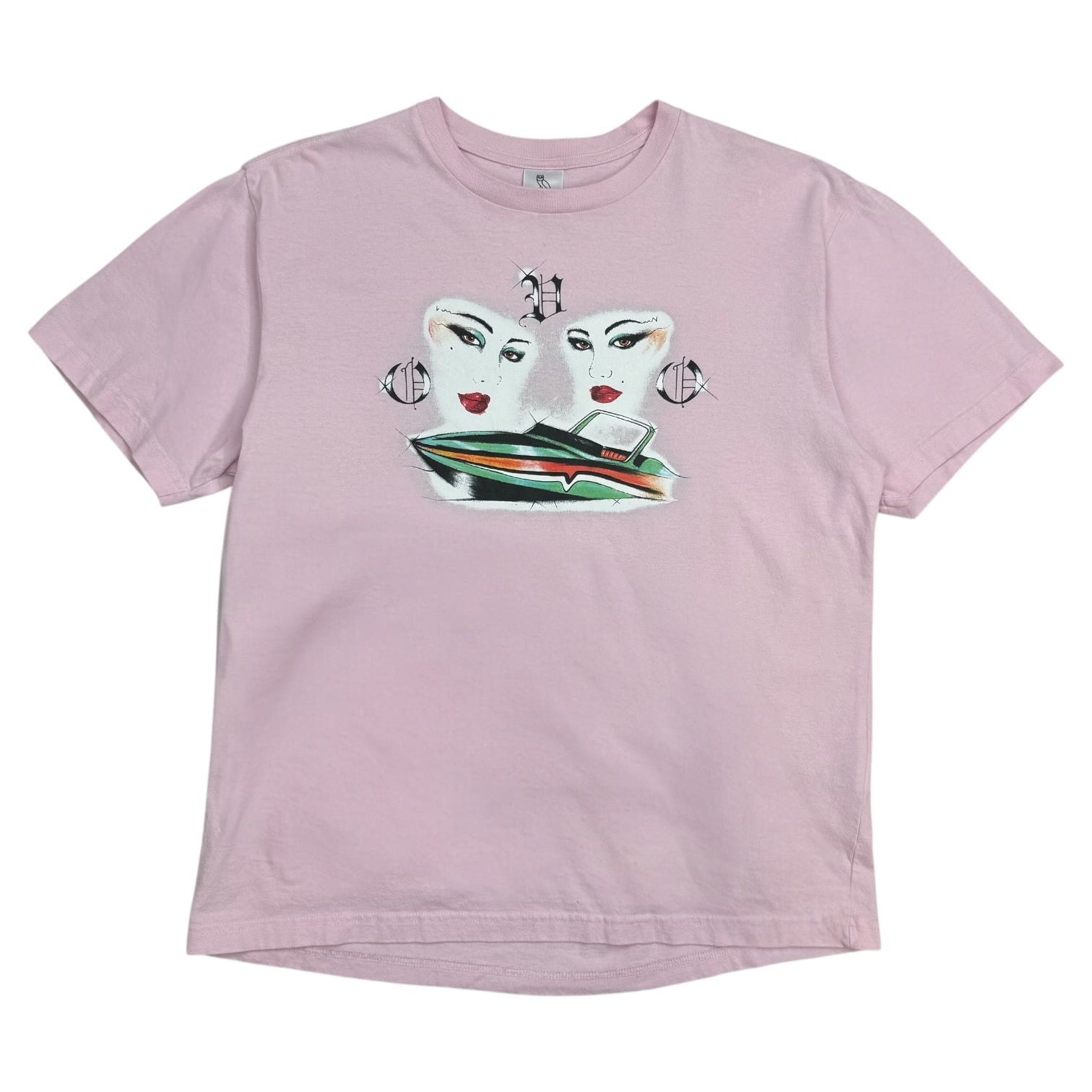 Octobers Very Own Yacht Club Tee Pink