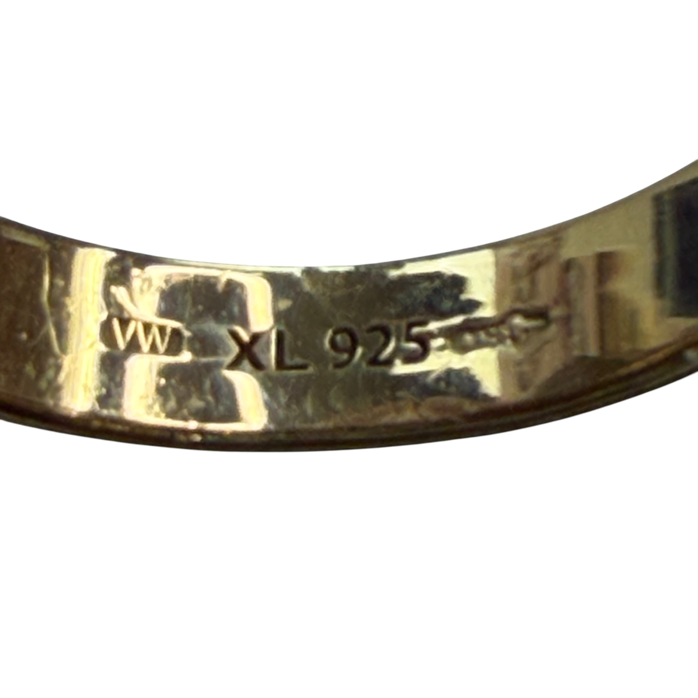 Vivienne Westwood Essex Ring Set Gold Tone Sterling Silver