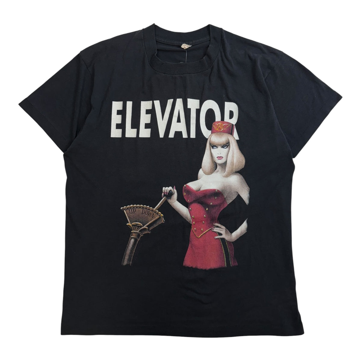 Vintage 1989 Aerosmith "Love in an Elevator" T-Shirt Black