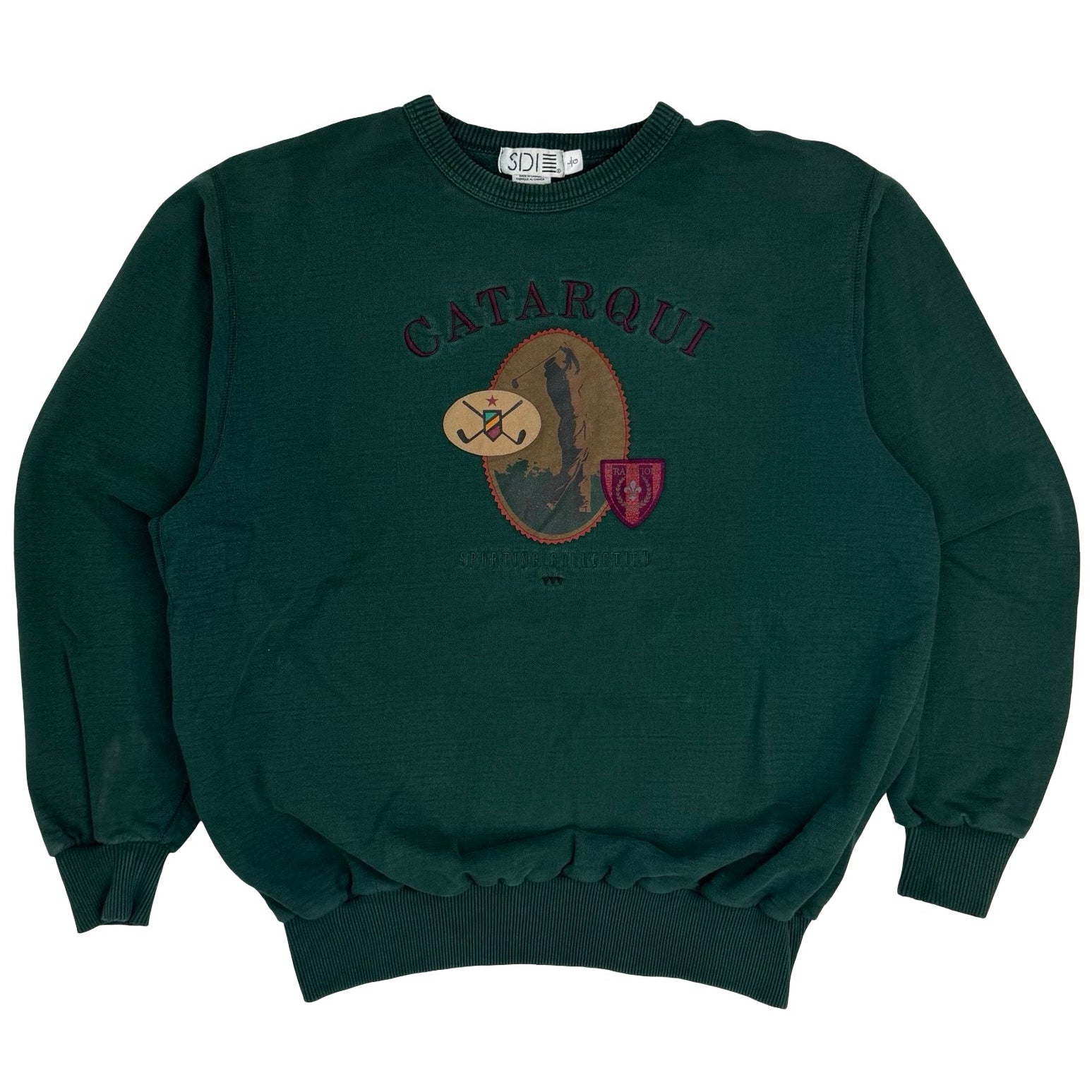 Vintage Catarqui Sporting Collection Crewneck Green