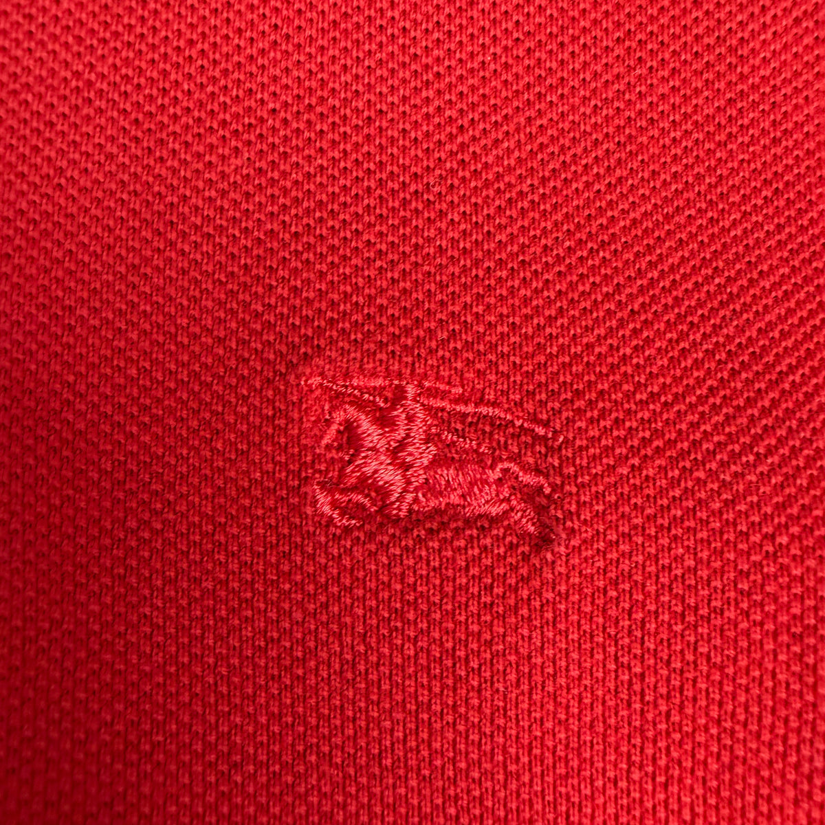 Vintage Burberry London Polo Red