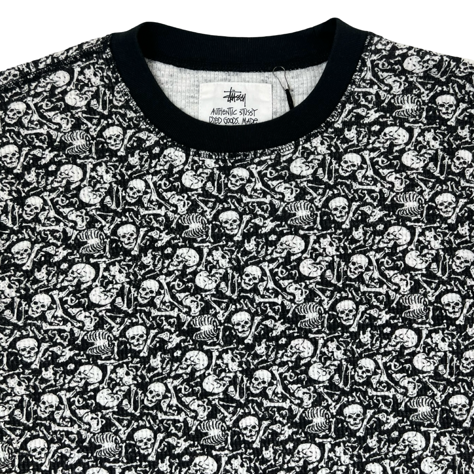 Stussy Pigment Dyed L/S Thermal “Bones”