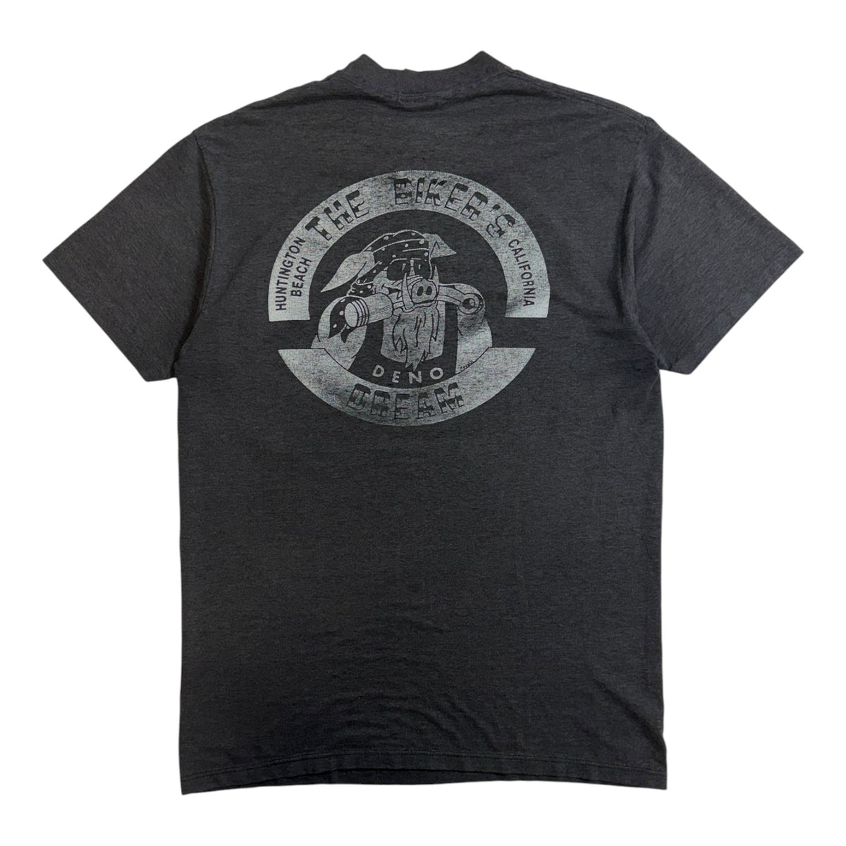 Harley Davidson 1989 3D Emblem Biker Butt T-Shirt Black