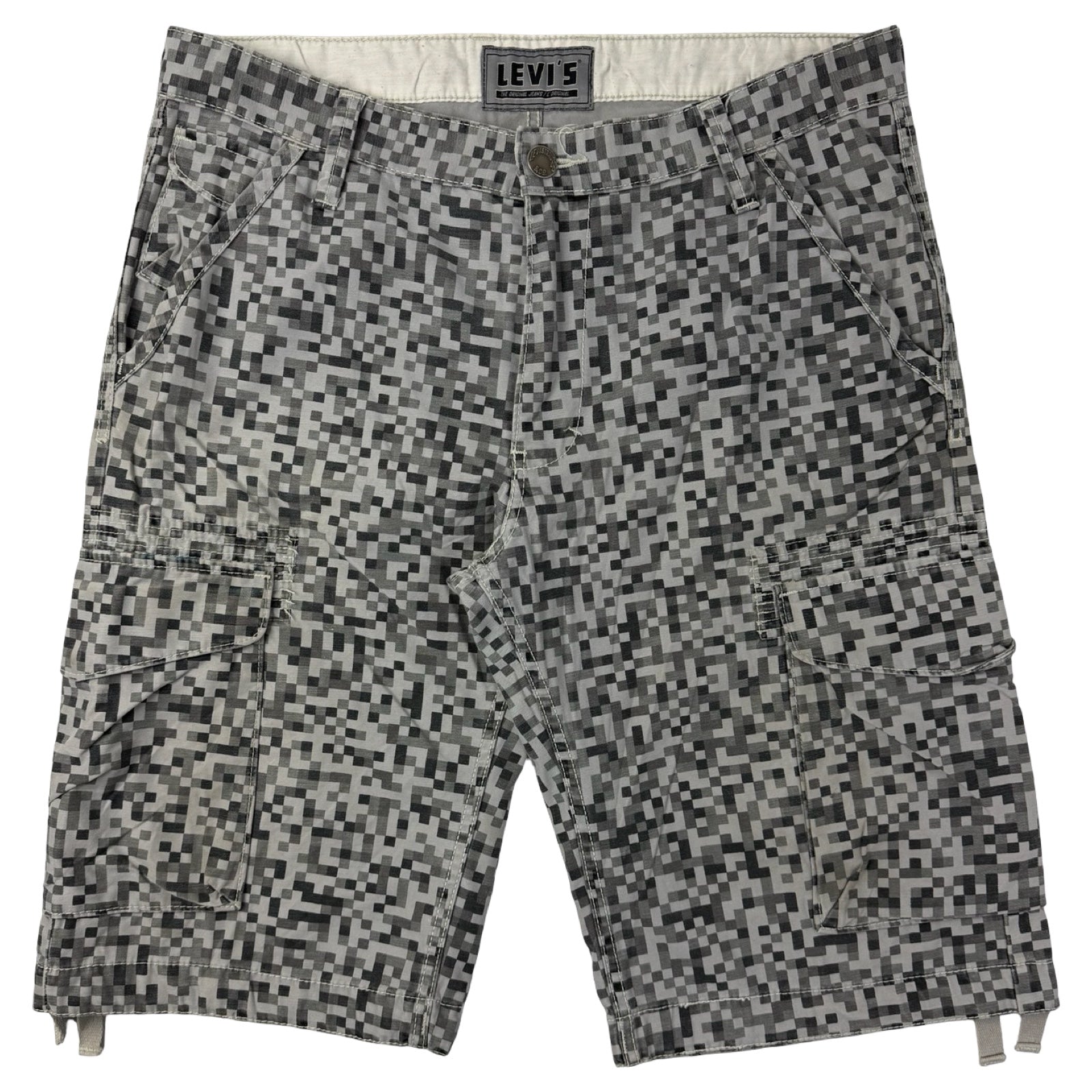 Vintage Levi’s Digi-Camo Cargo Shorts Grey