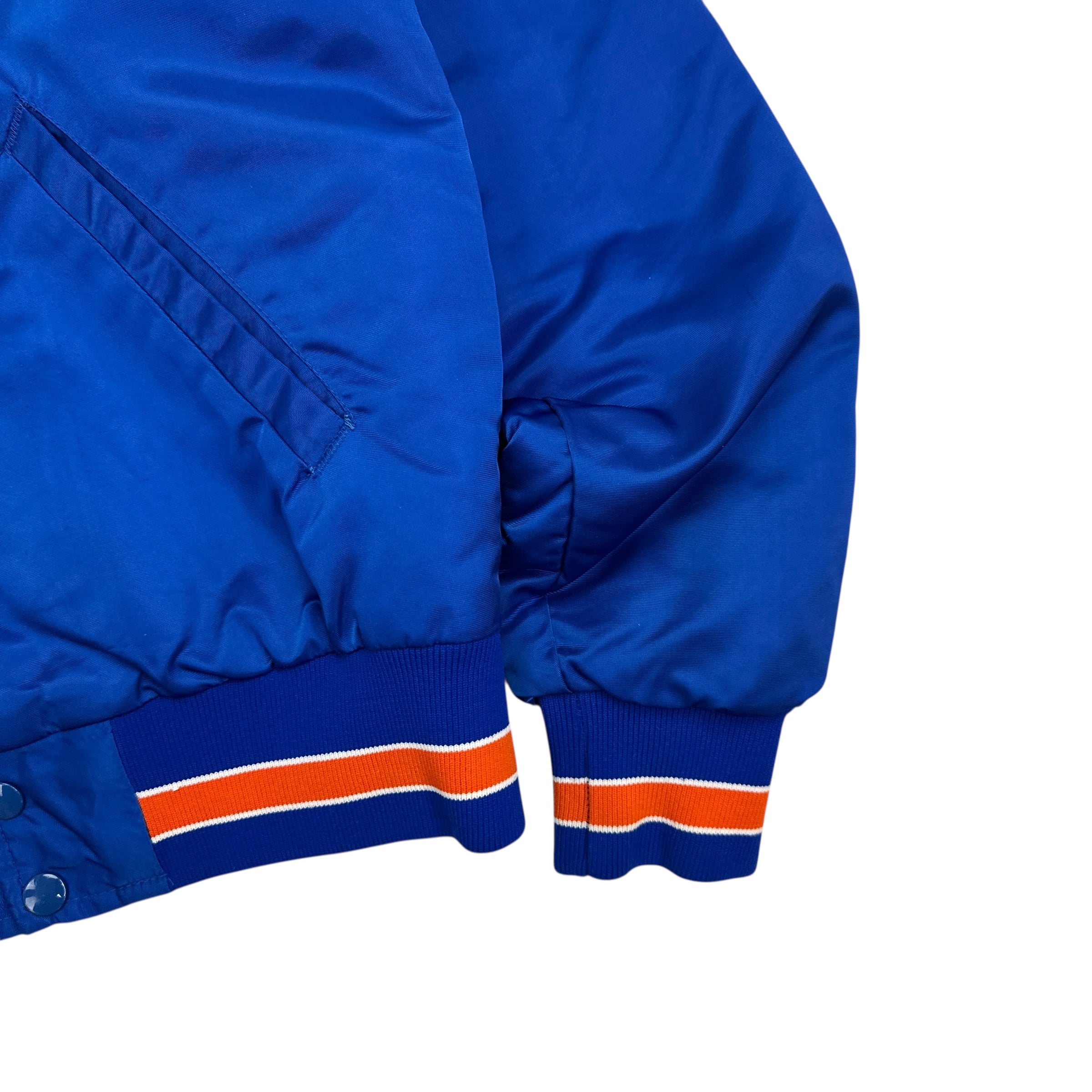 Vintage Starter New York Mets Satin Varsity Jacket Blue