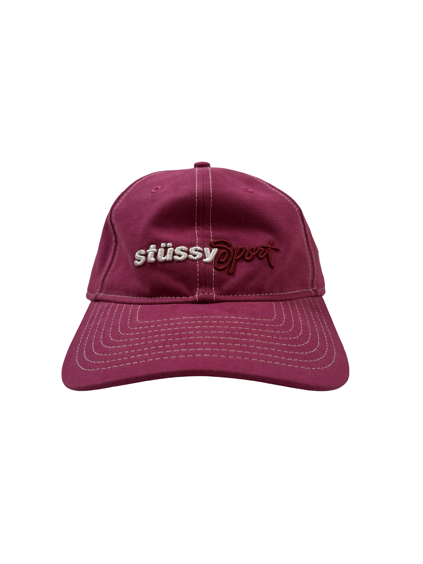 Stussy x New Era 9Twenty Stussy Sport Strapback Cap Pink