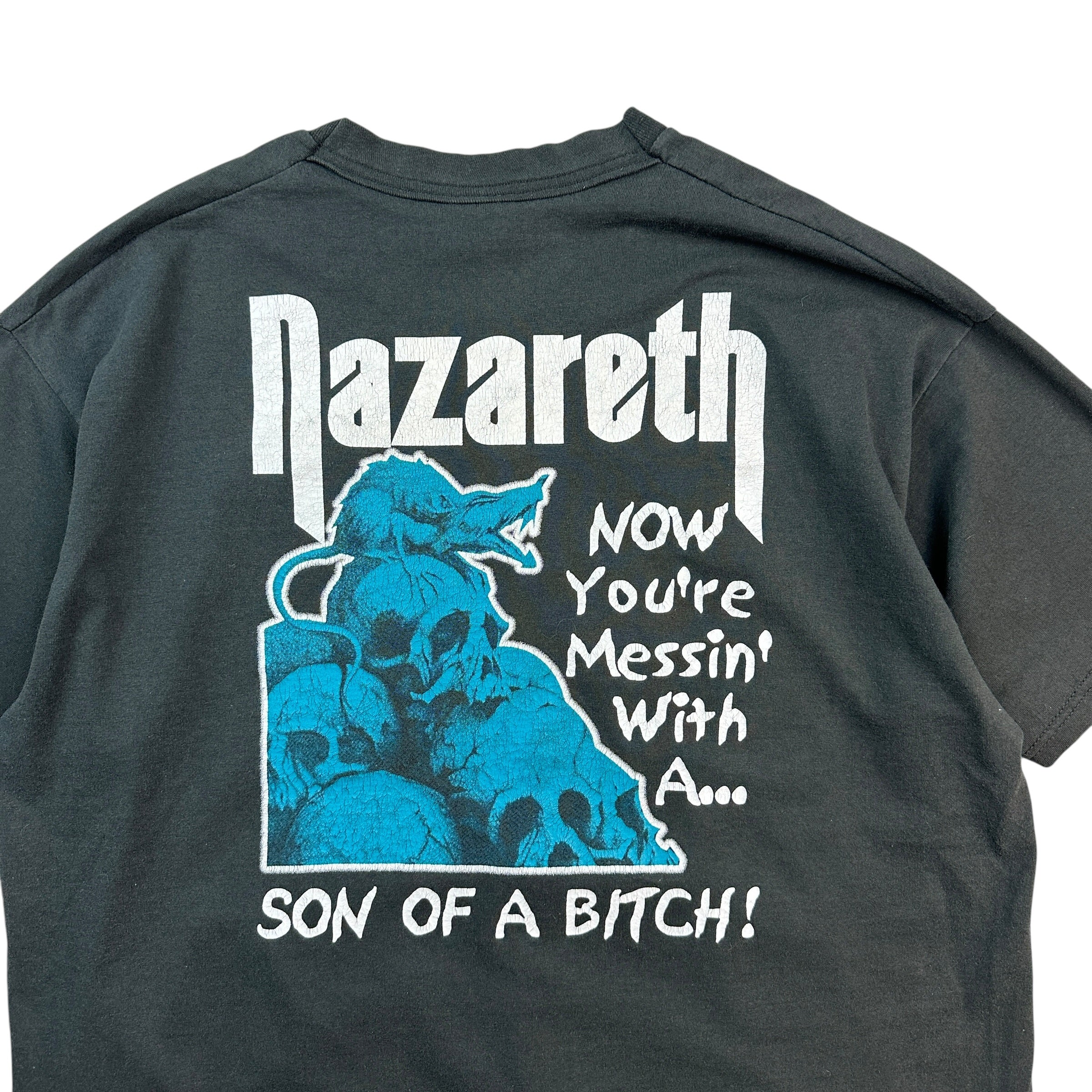 Vintage Nazareth No Mean City Tour Tee Black