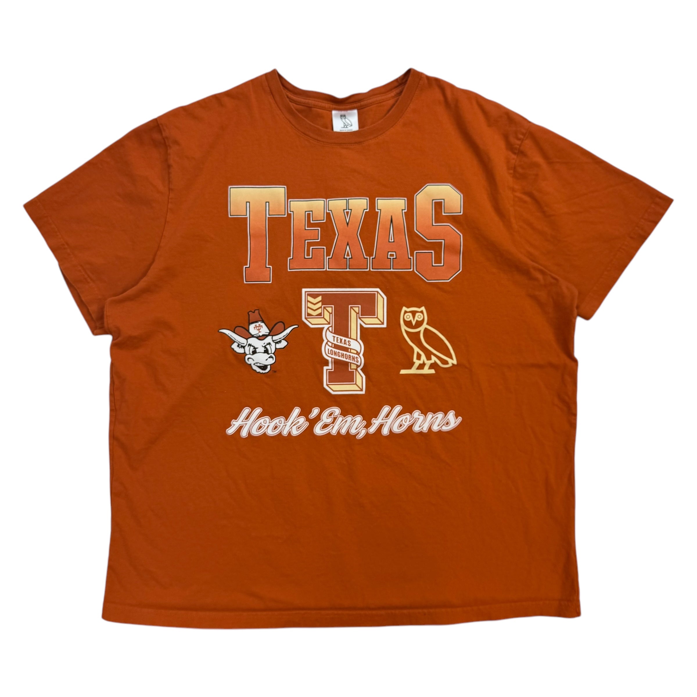 OVO x NCAA Texas Longhorns Tee Orange