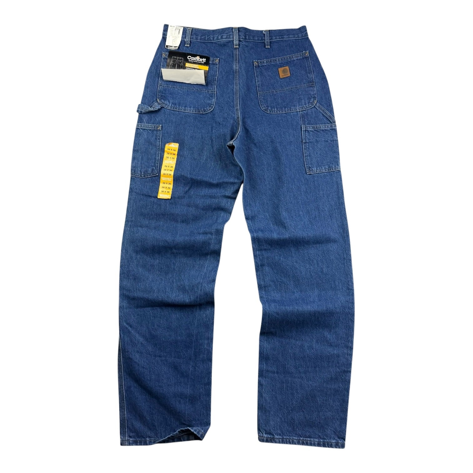 Vintage Carhartt Single Knee Denim Dungaree Pants Indigo