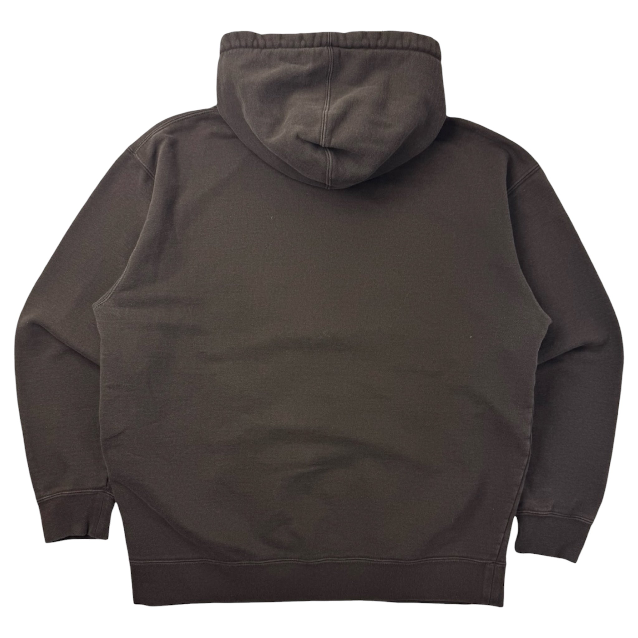 Vintage Y2K DC Shoe Co. USA Sleeve Spellout Hoodie Brown