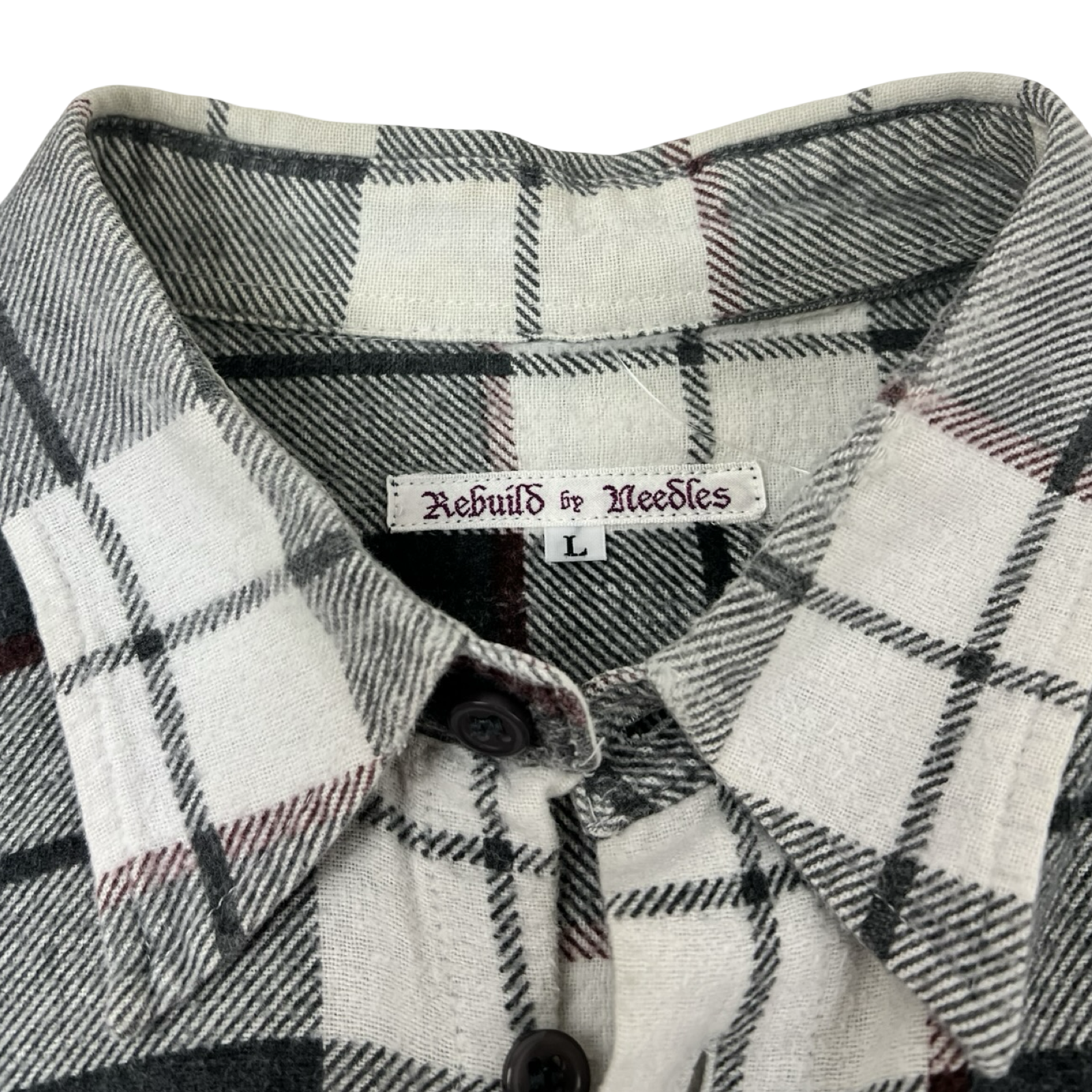 Rebuild by Needles Reconstructed Flannel Shirt