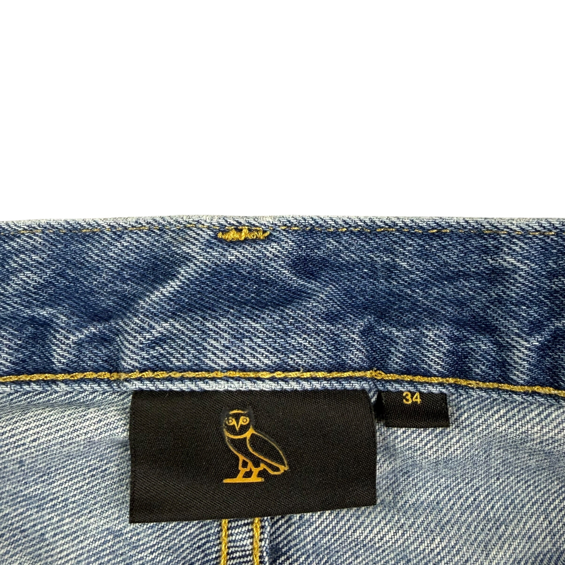 OVO Light Wash Denim Jeans Blue