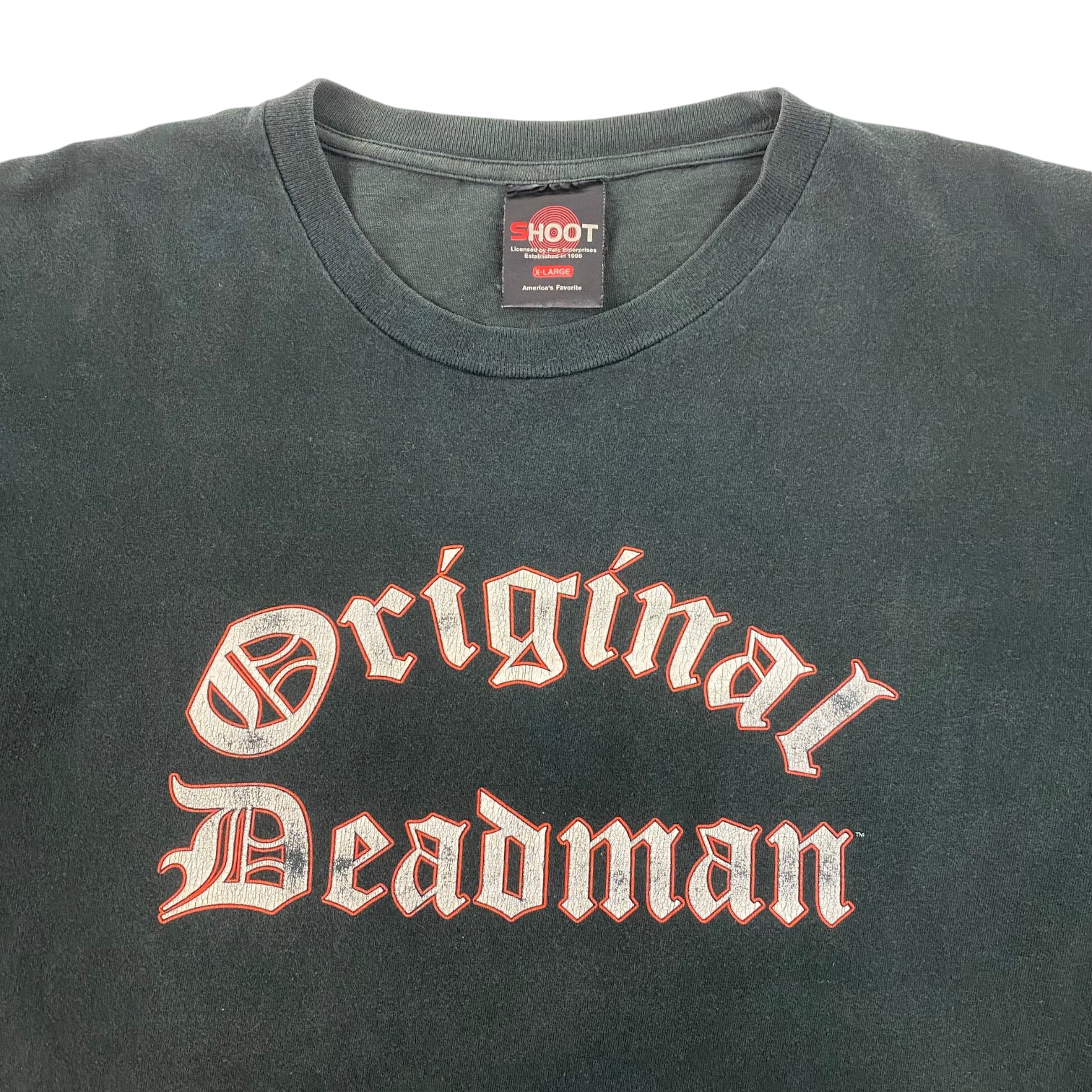 Vintage Undertaker WWE Original Deadman T-Shirt Black