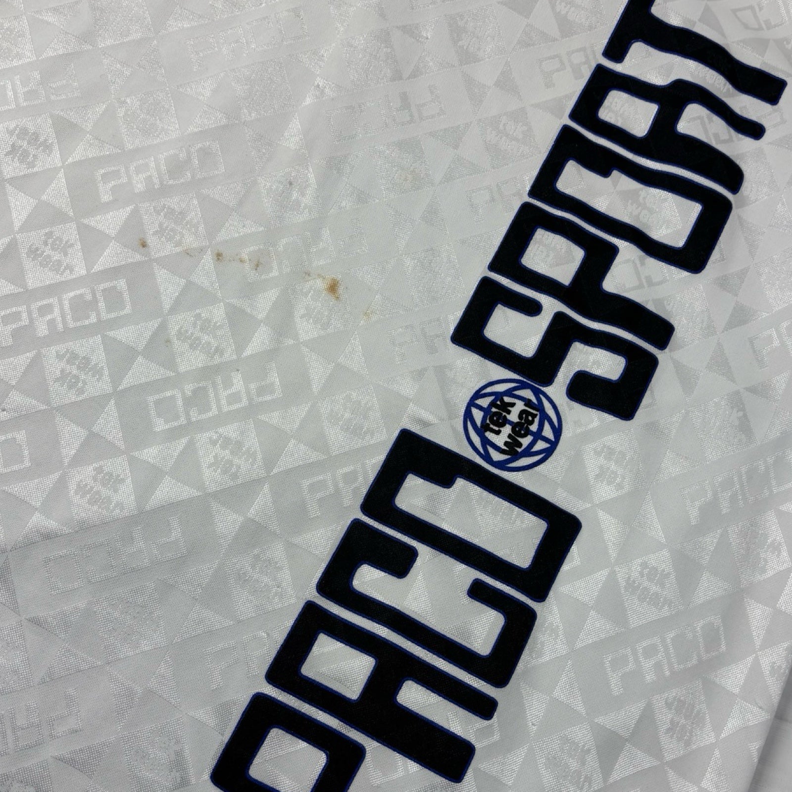 Vintage Paco Sport Tek-Wear 1/4 Zip Jersey White
