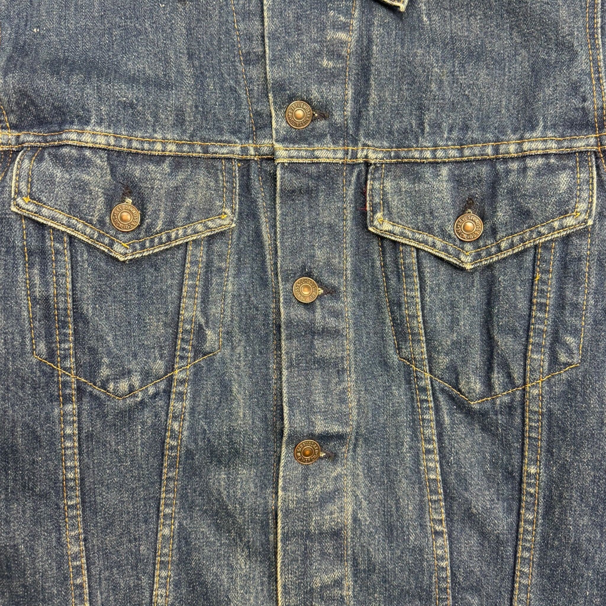 Vintage Levi's Type-3 Denim Jacket Dark/Worn In Wash