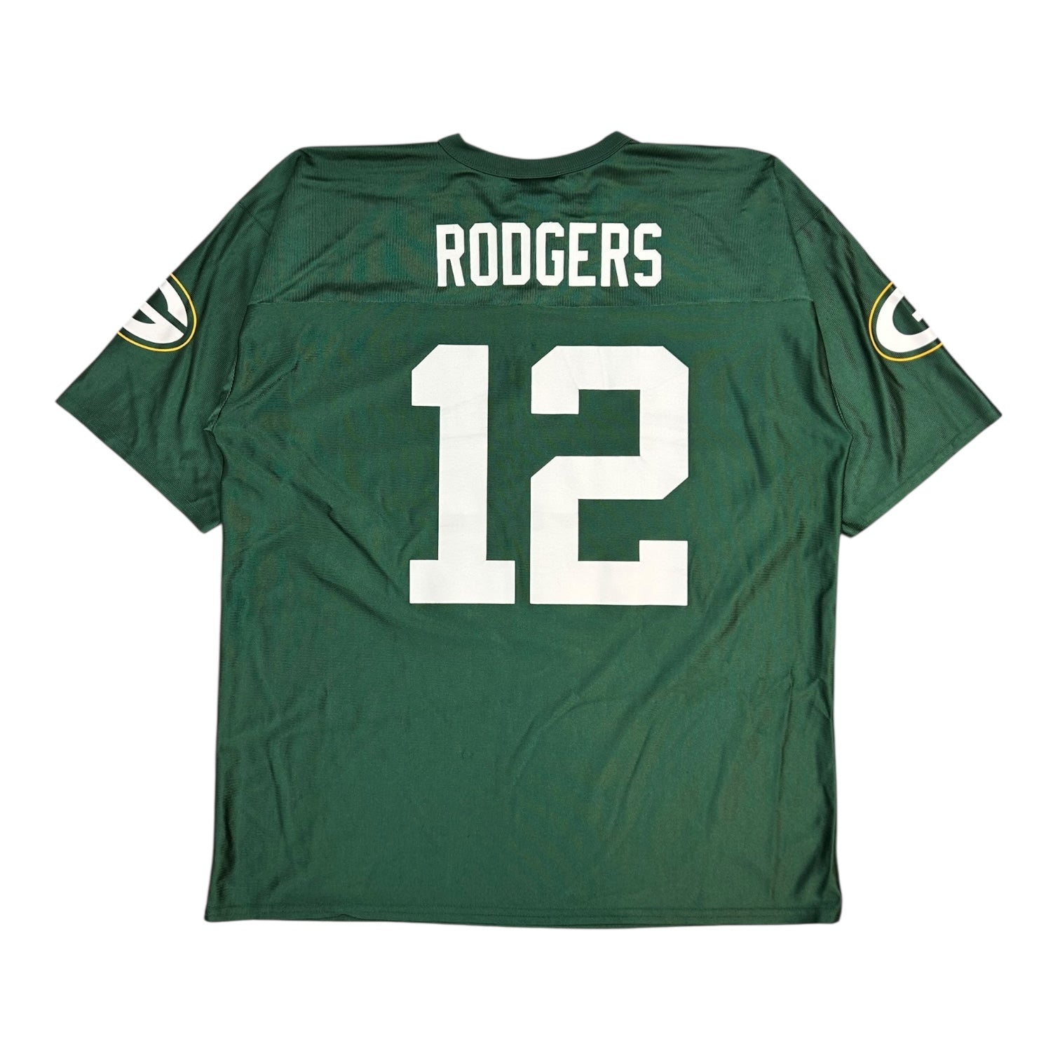 Vintage NFL Team Apparel Green Bay Packers Aaron Rodgers Home Jersey Green/Yellow