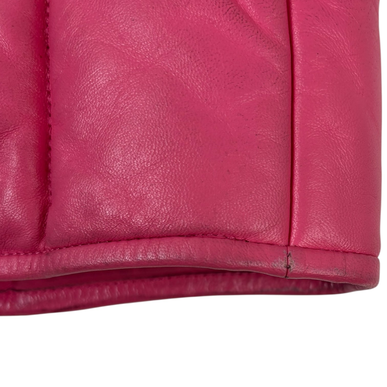 (W) Bottega Veneta Quilted Leather Vest Pink