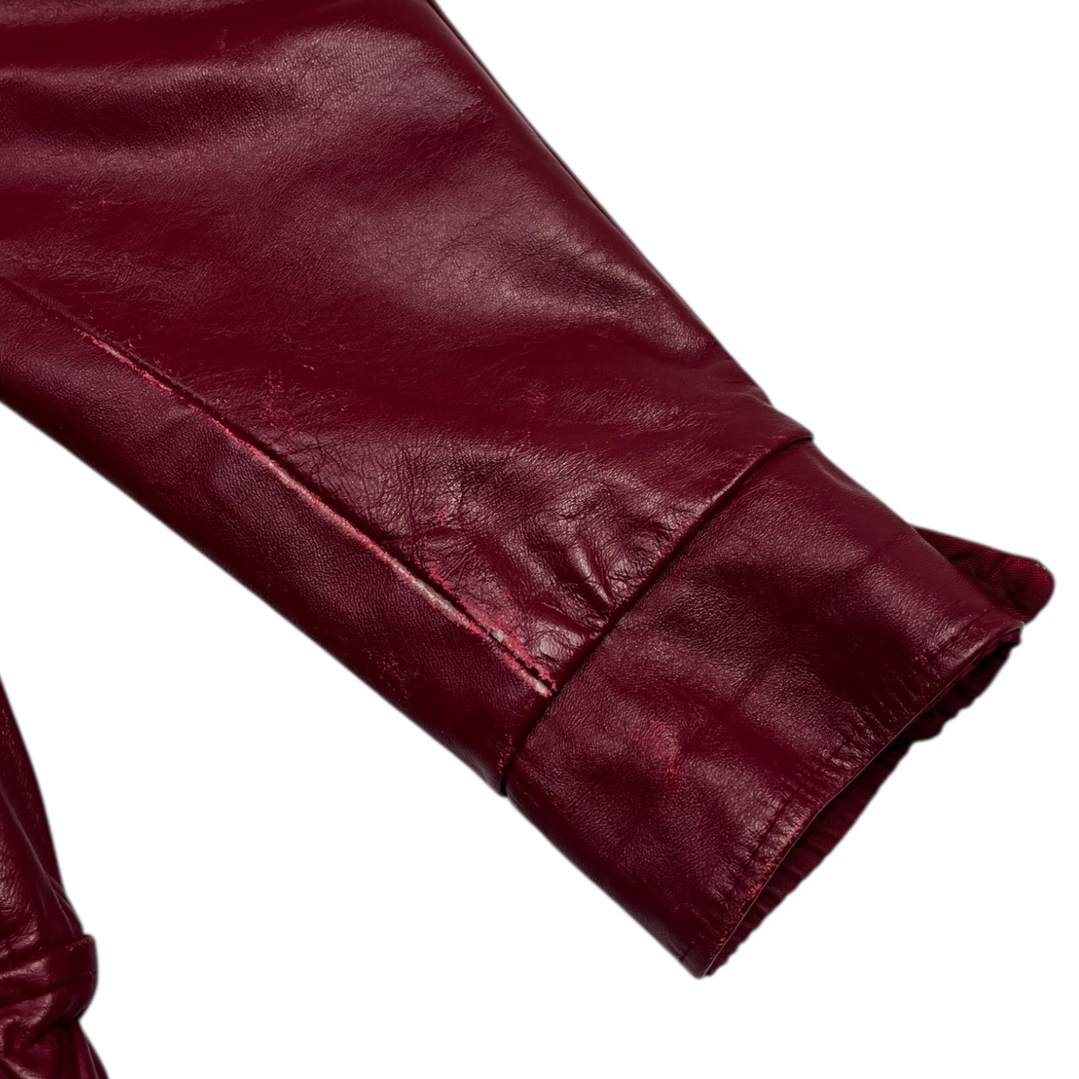 Vintage Queens Collegiate Leather Jacket