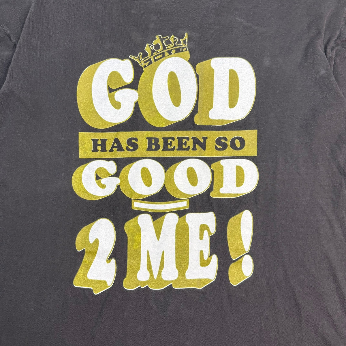 Vintage God Has Been So Good 2 Me! Tee Black