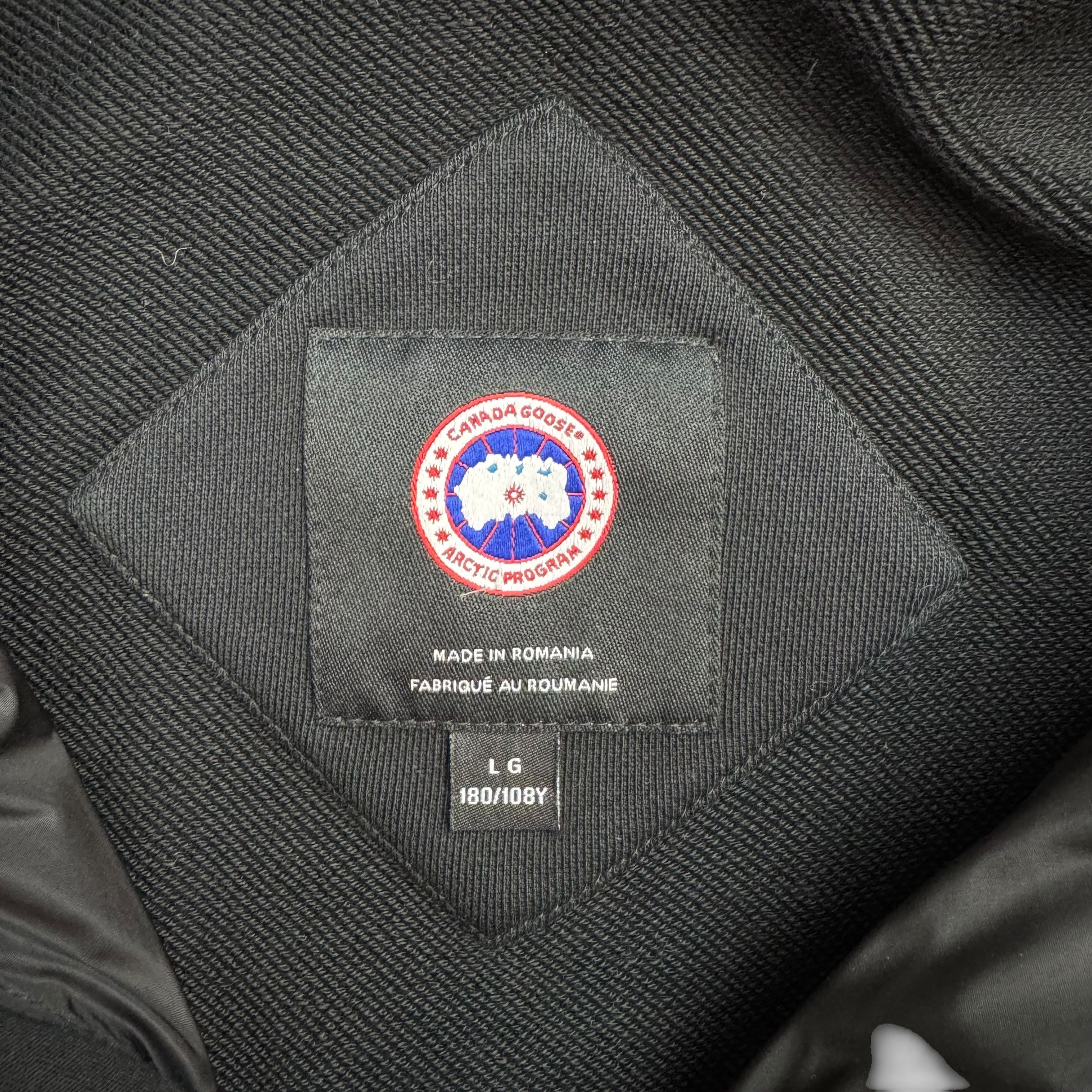 Canada Goose Hybridge Huron Zip Up Hoodie Jacket Black