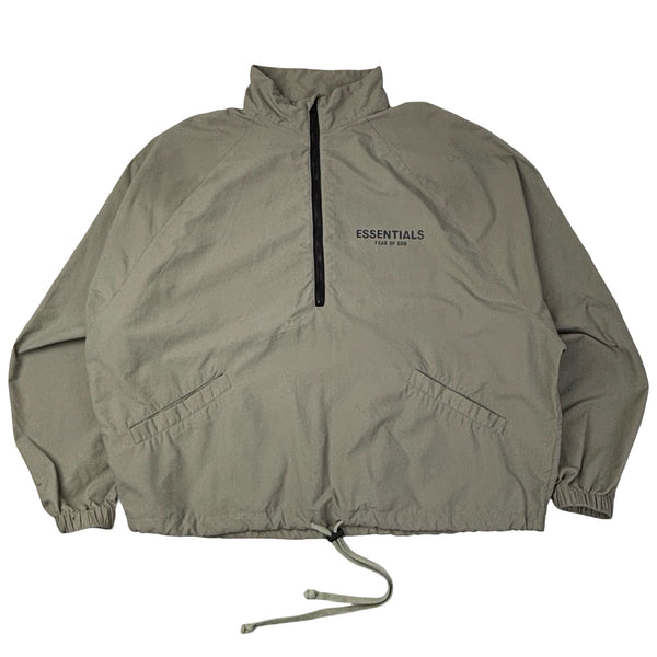 Fear of God Essentials Half-Zip Track Jacket Beige