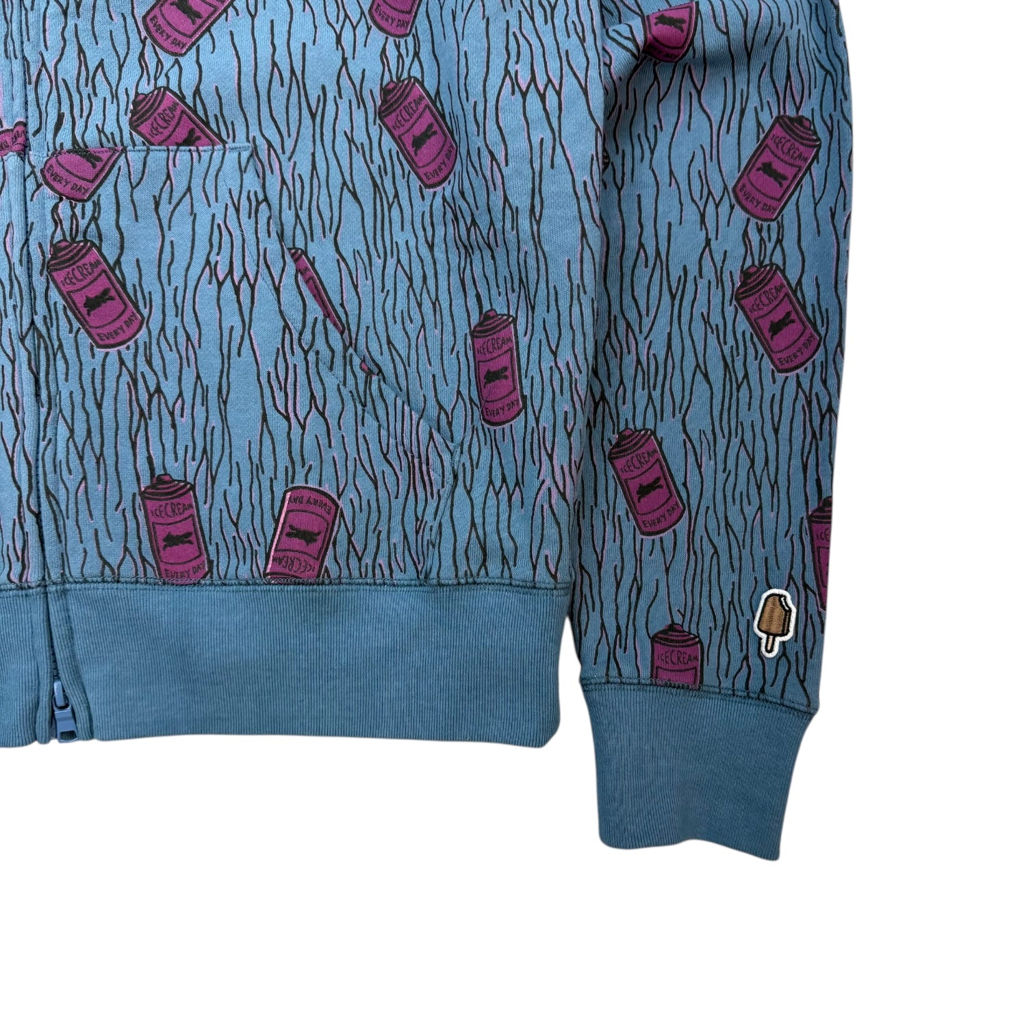 Ice Cream By BBC Full Zip Hoodie Blue