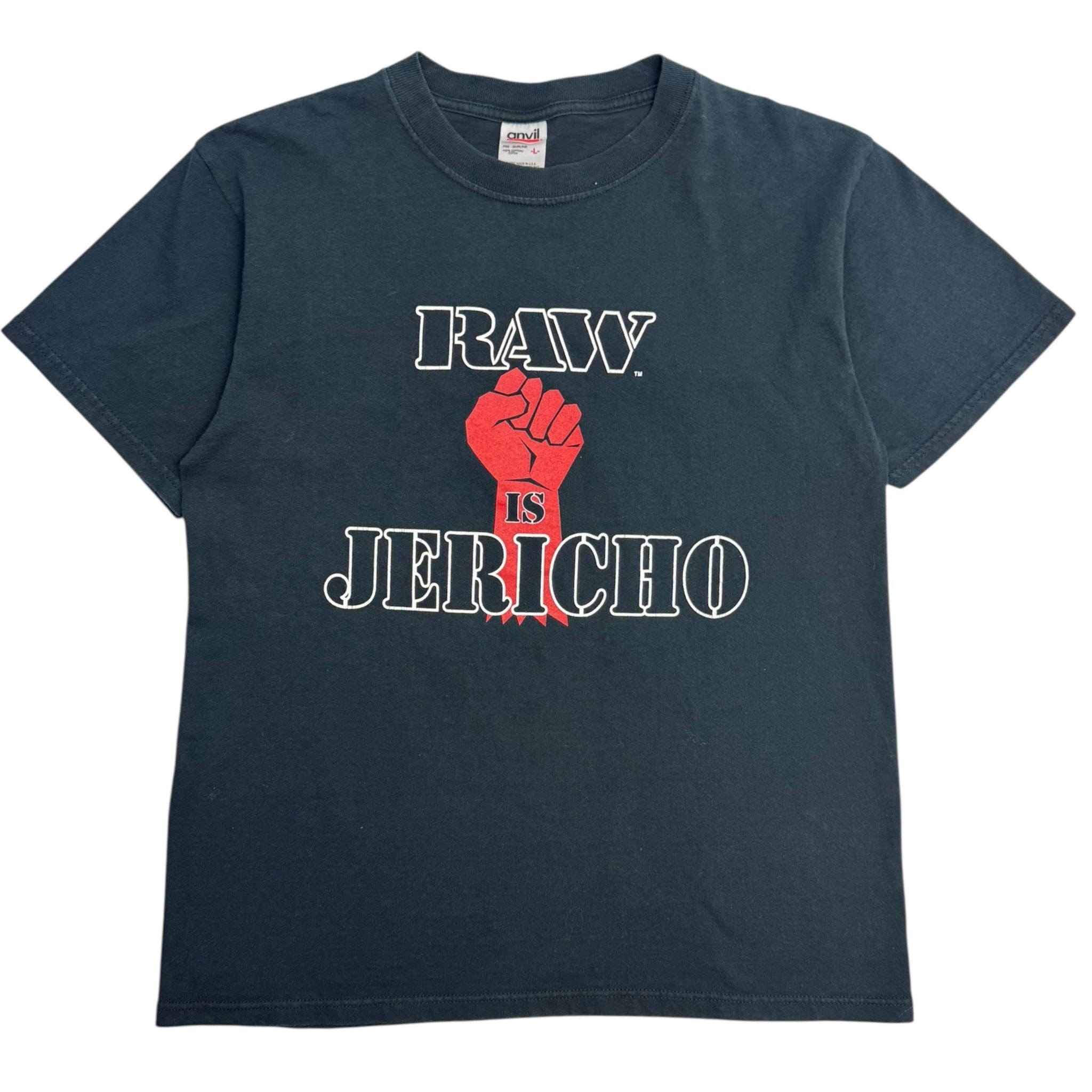2000 WWF Y2J "Raw Is Jericho" Wrestling T-Shirt