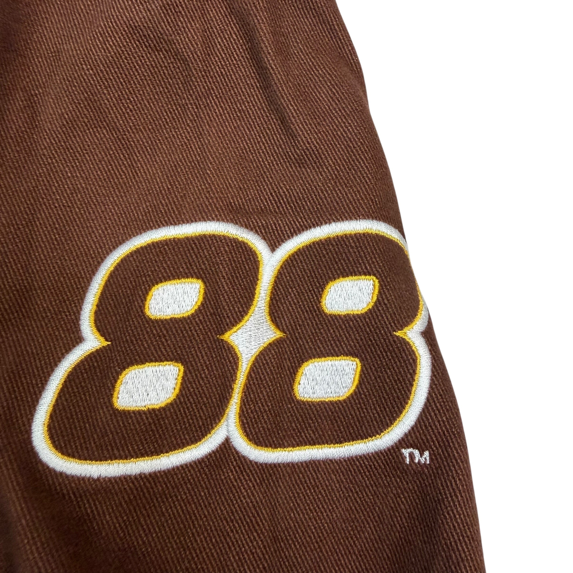 Vintage Chase Authentics NASCAR UPS Embroidered Racing Jacket Brown