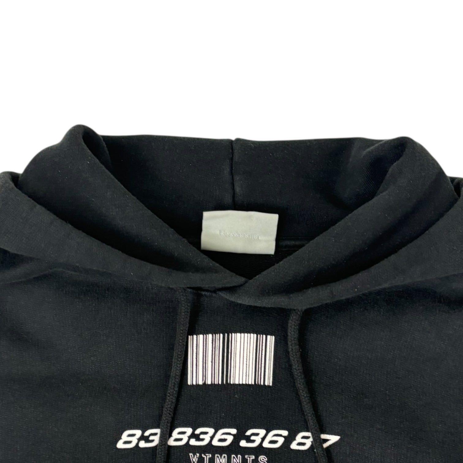 VTMNTS Movie Barcode Hoodie Black
