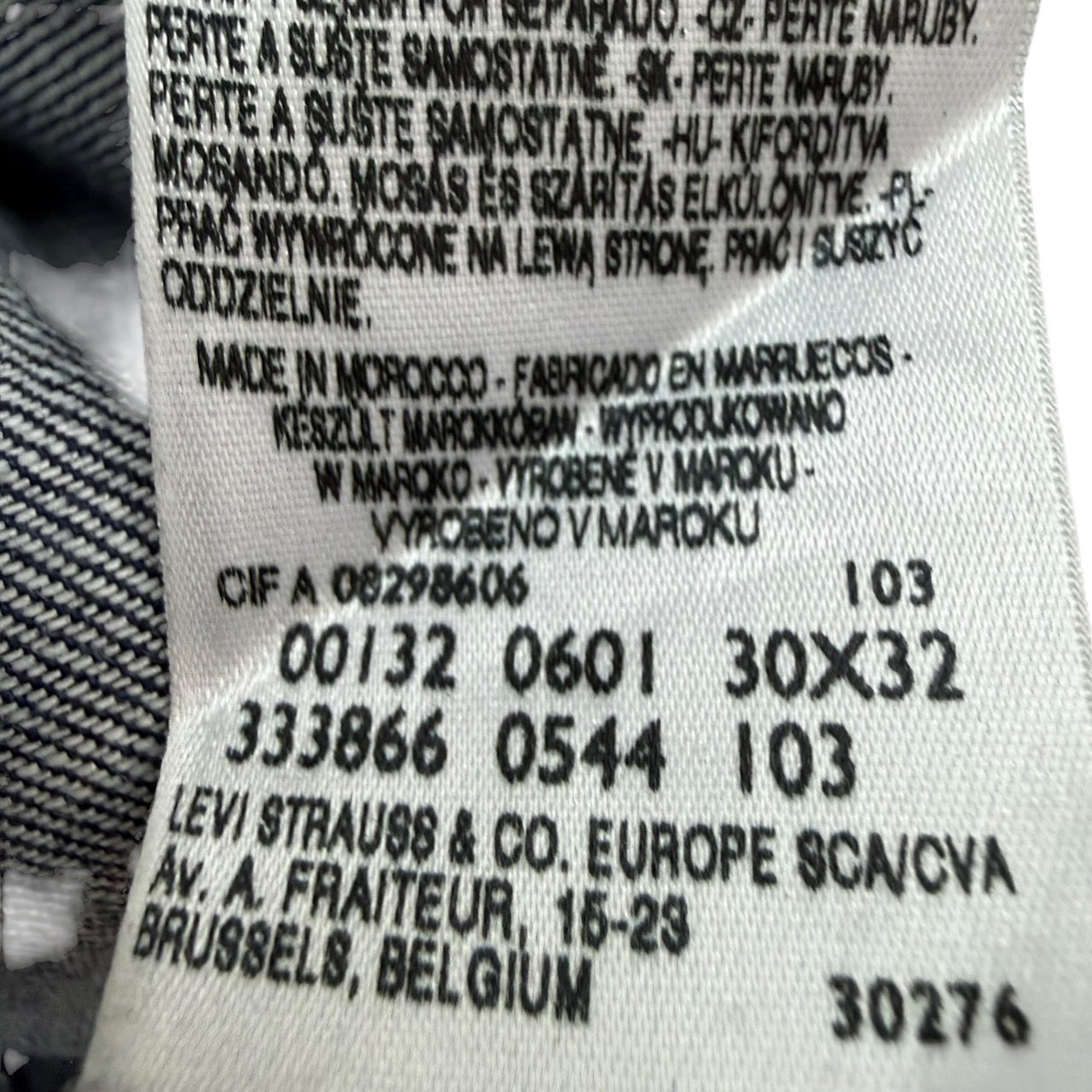 Vintage Levi’s Engineered Twist Seam Denim Jeans