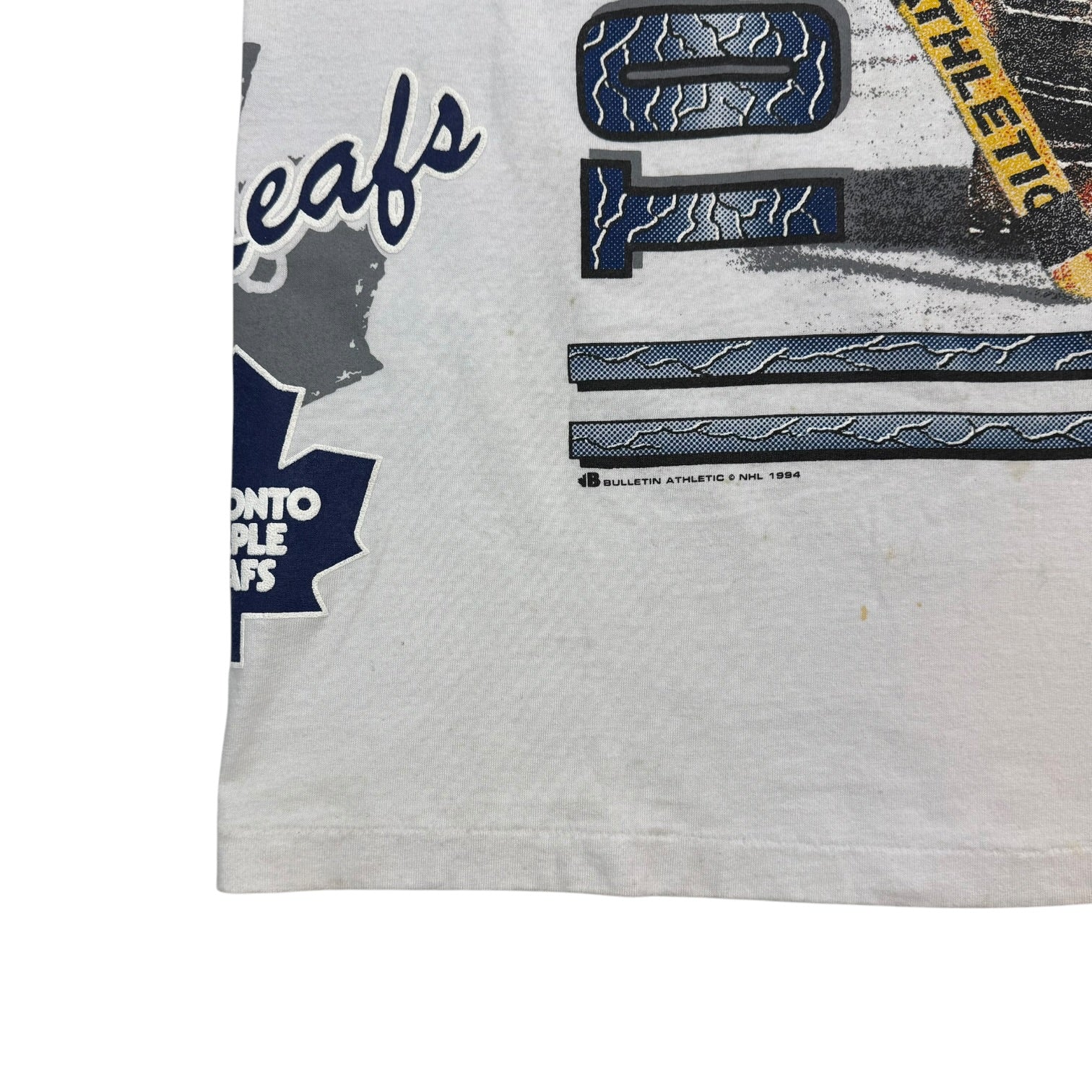 1994 Bulletin Toronto Maple Leafs AOP Tee Grey
