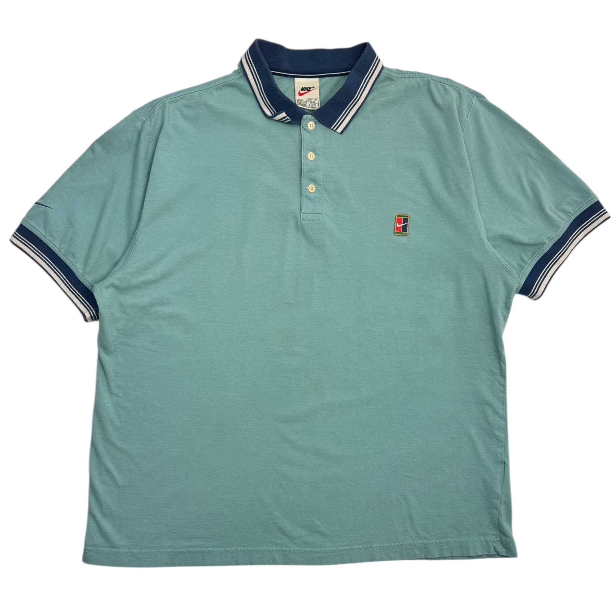 Vintage Nike Tennis Shirt Teal