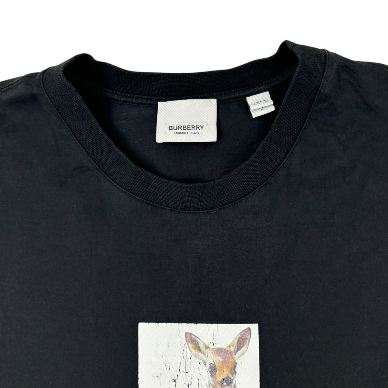 Burberry Deer T-Shirt Black