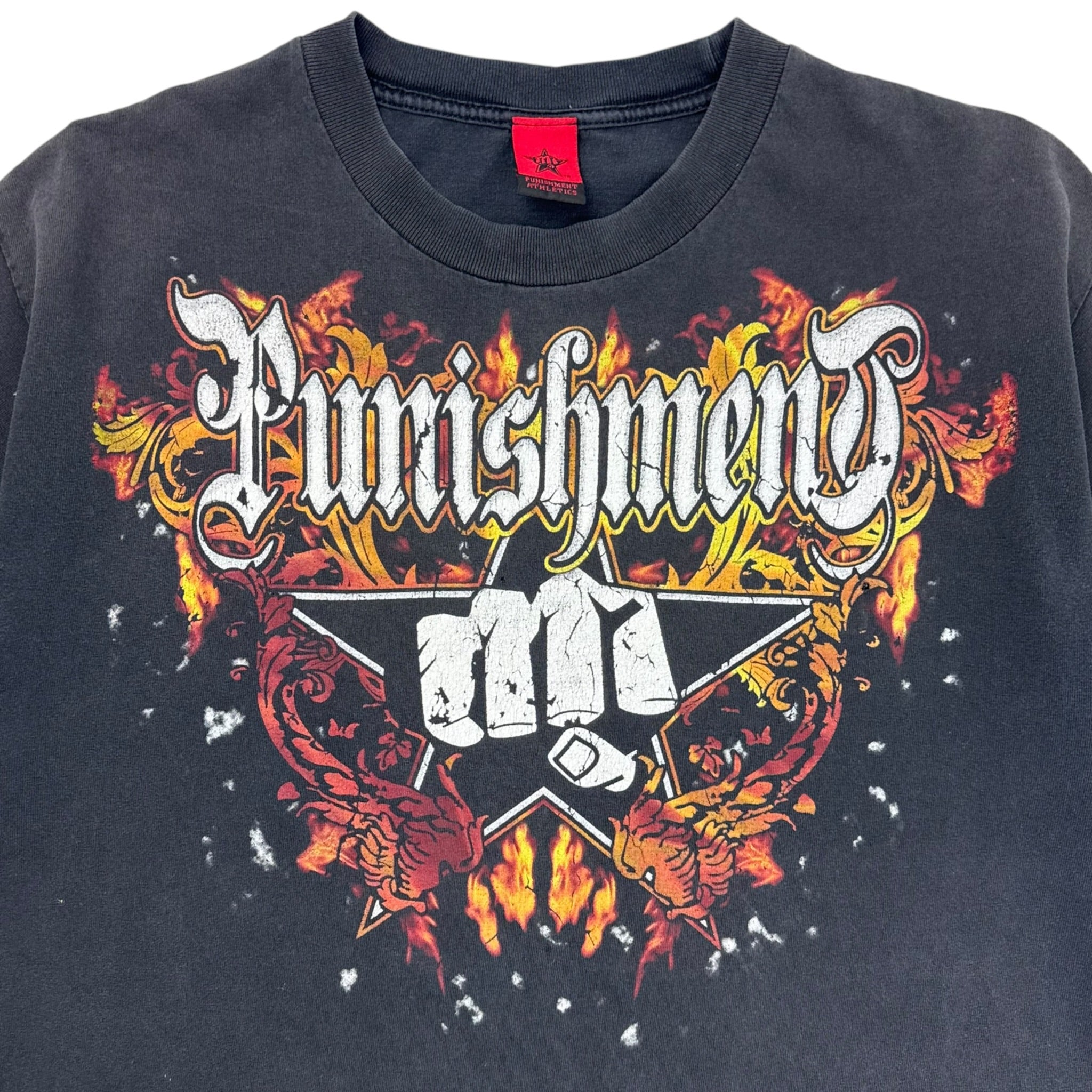 Vintage Y2K Punishment Star Fist T-Shirt