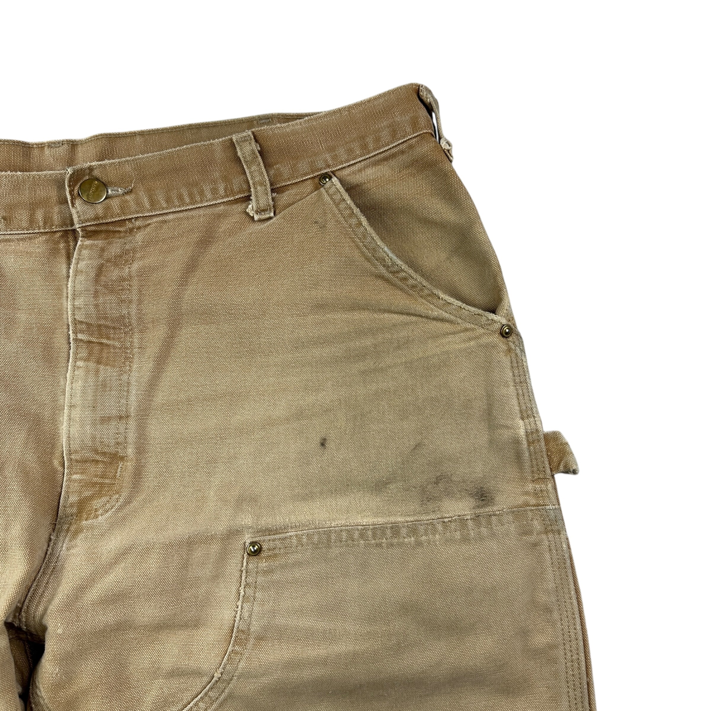 Vintage Carhartt Double Knees Pants Tan