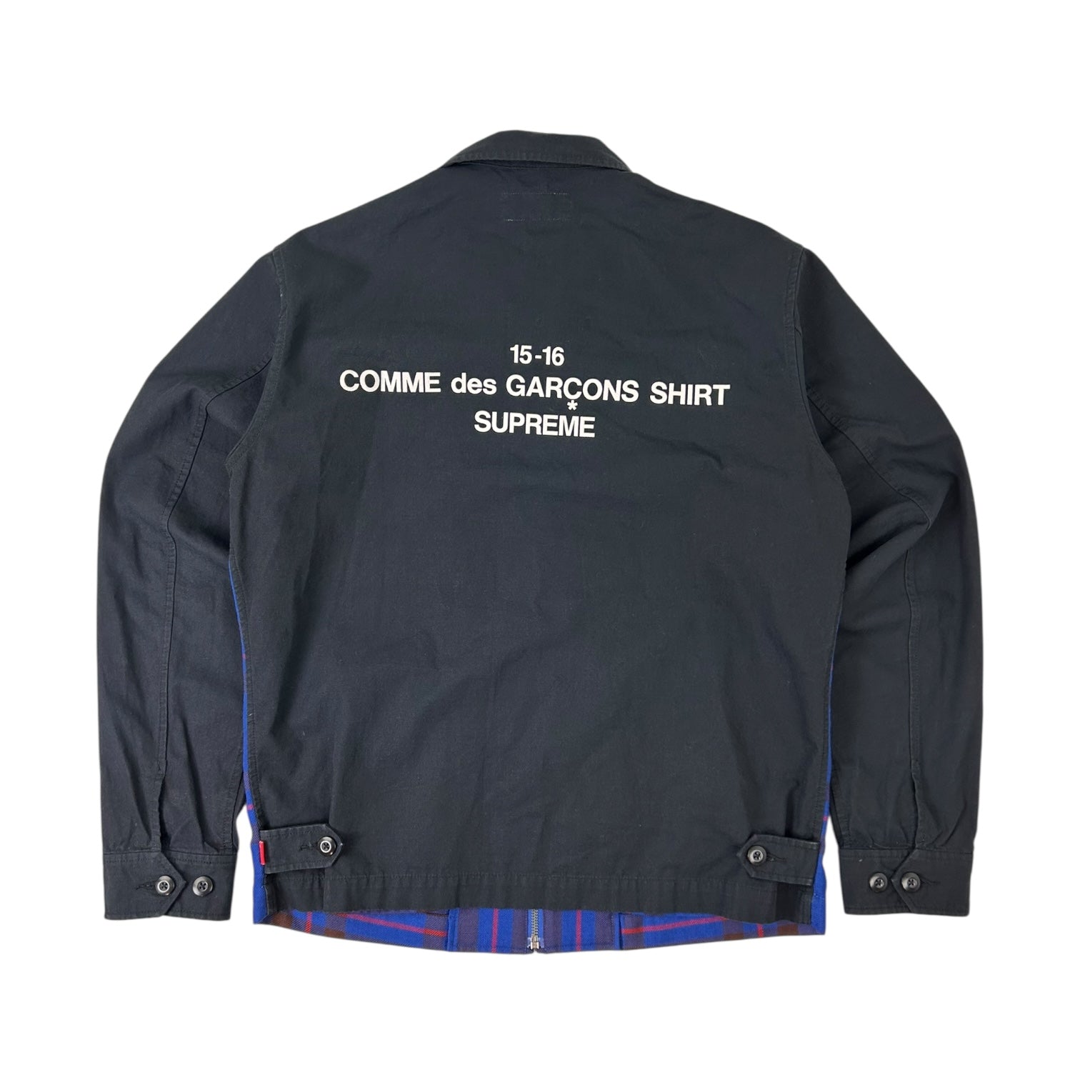 Supreme X Comme des Garcons Work Jacket Plaid